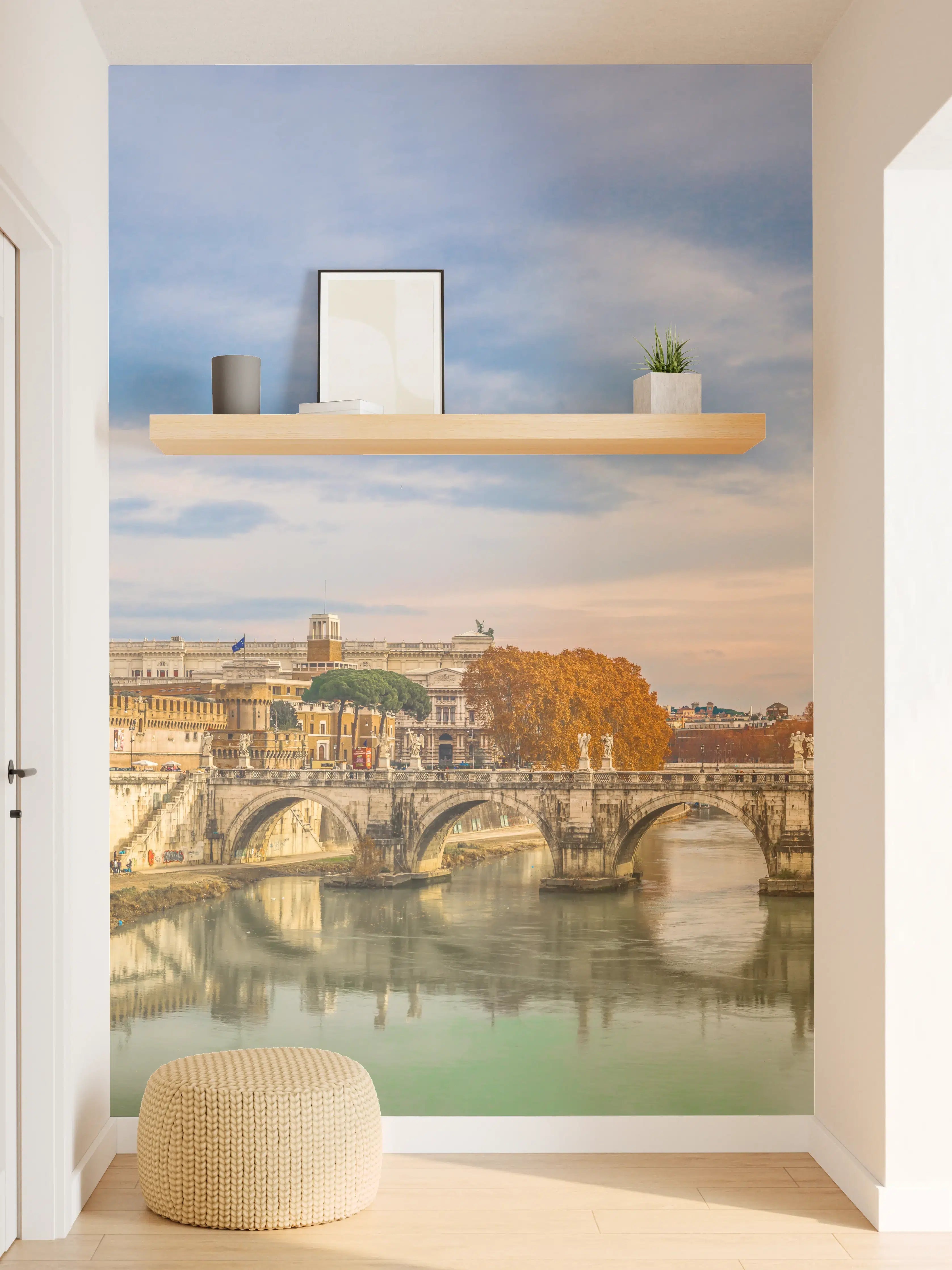 Wandverkleidung Flur -  Brücke in Sant'angelo in Rome - Italien