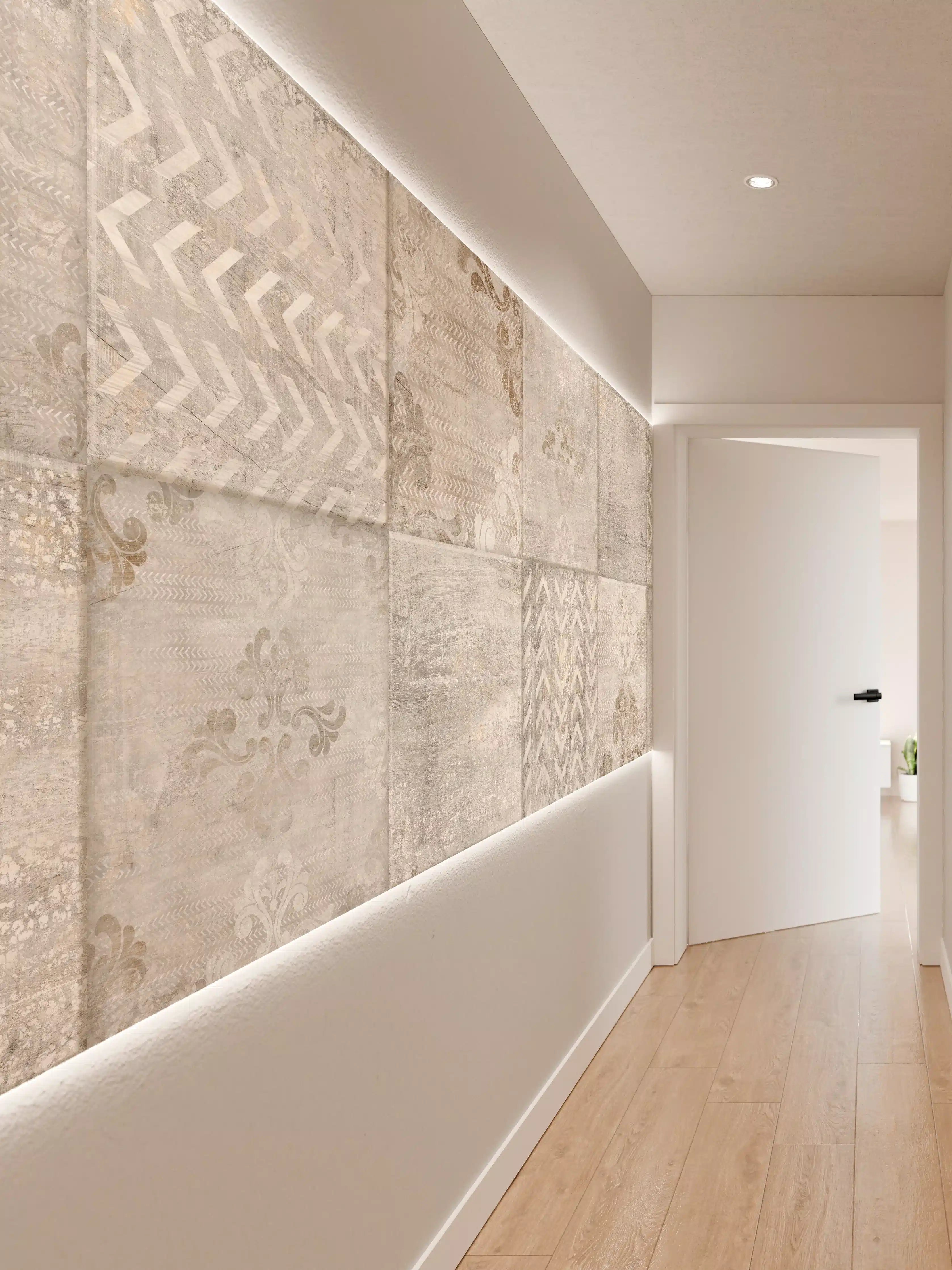 Wandverkleidung Flur - Abstrakter Mosaik Hintergrund