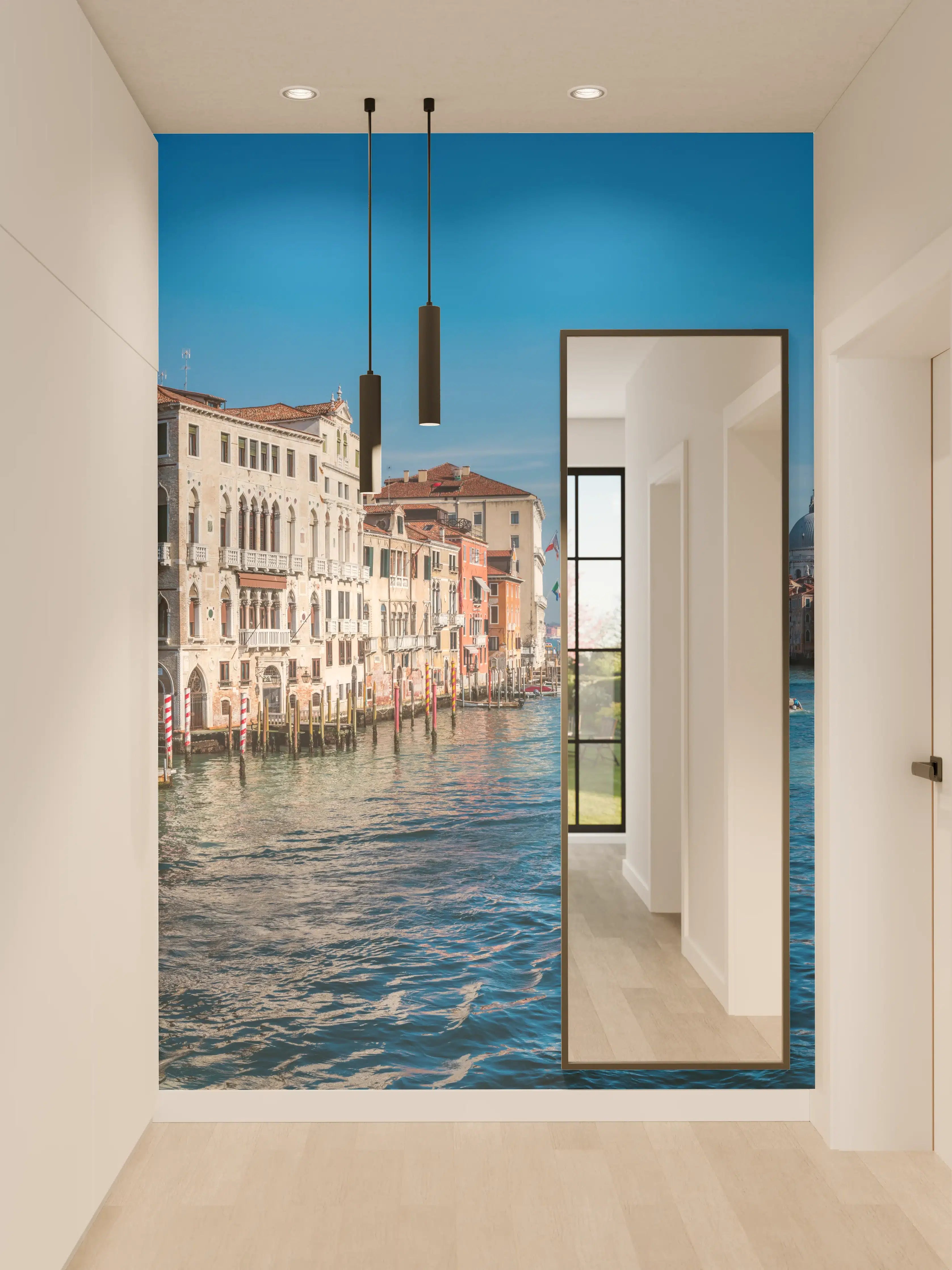 Wandverkleidung Flur - Accademia Brücke Venedig