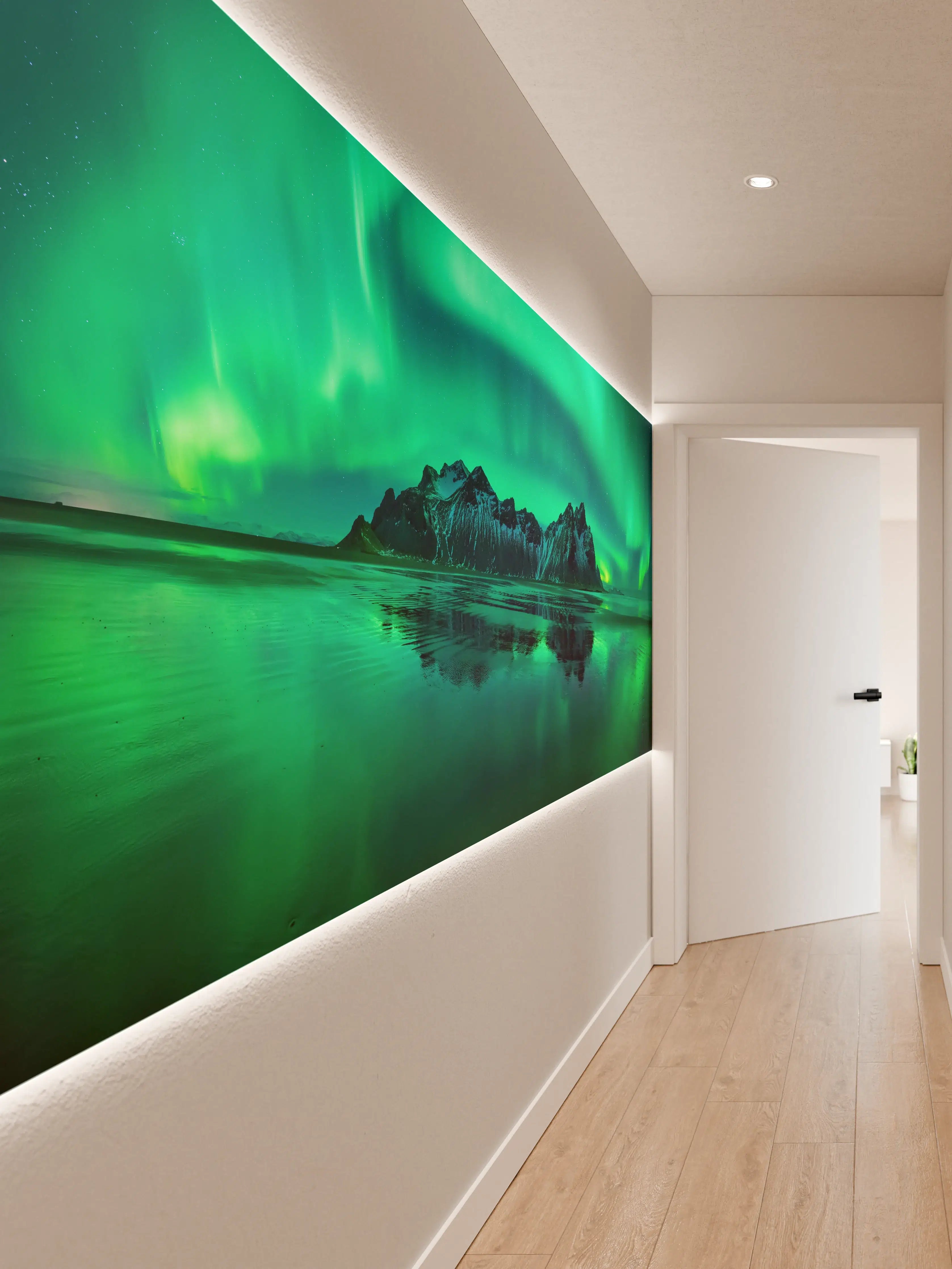 Wandverkleidung Flur - Aurora Stokksnes - Island