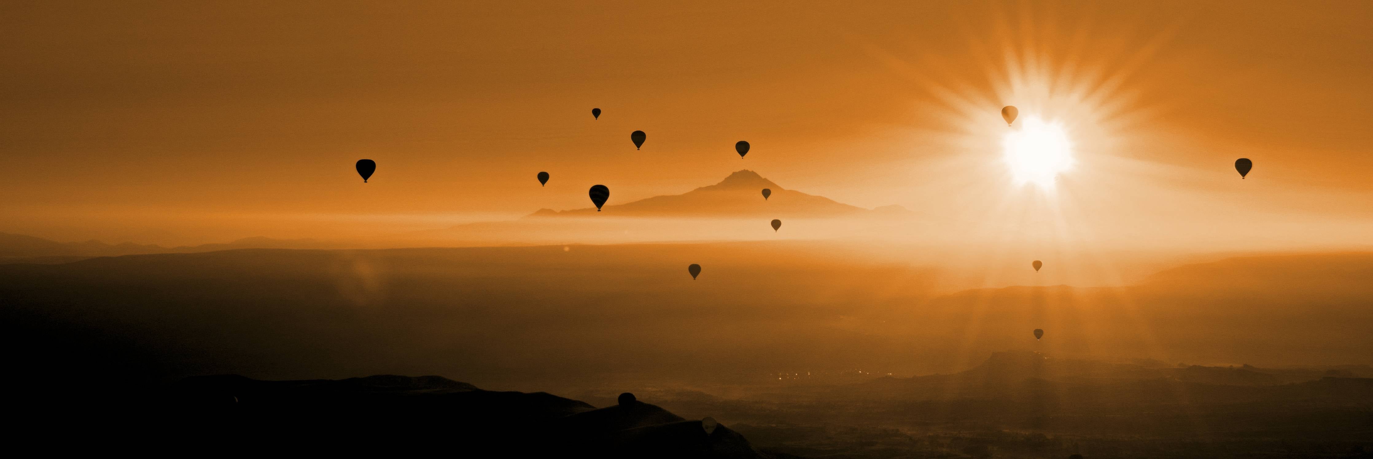 Wandverkleidung Flur-Ballontour über Göreme - Kapadokien