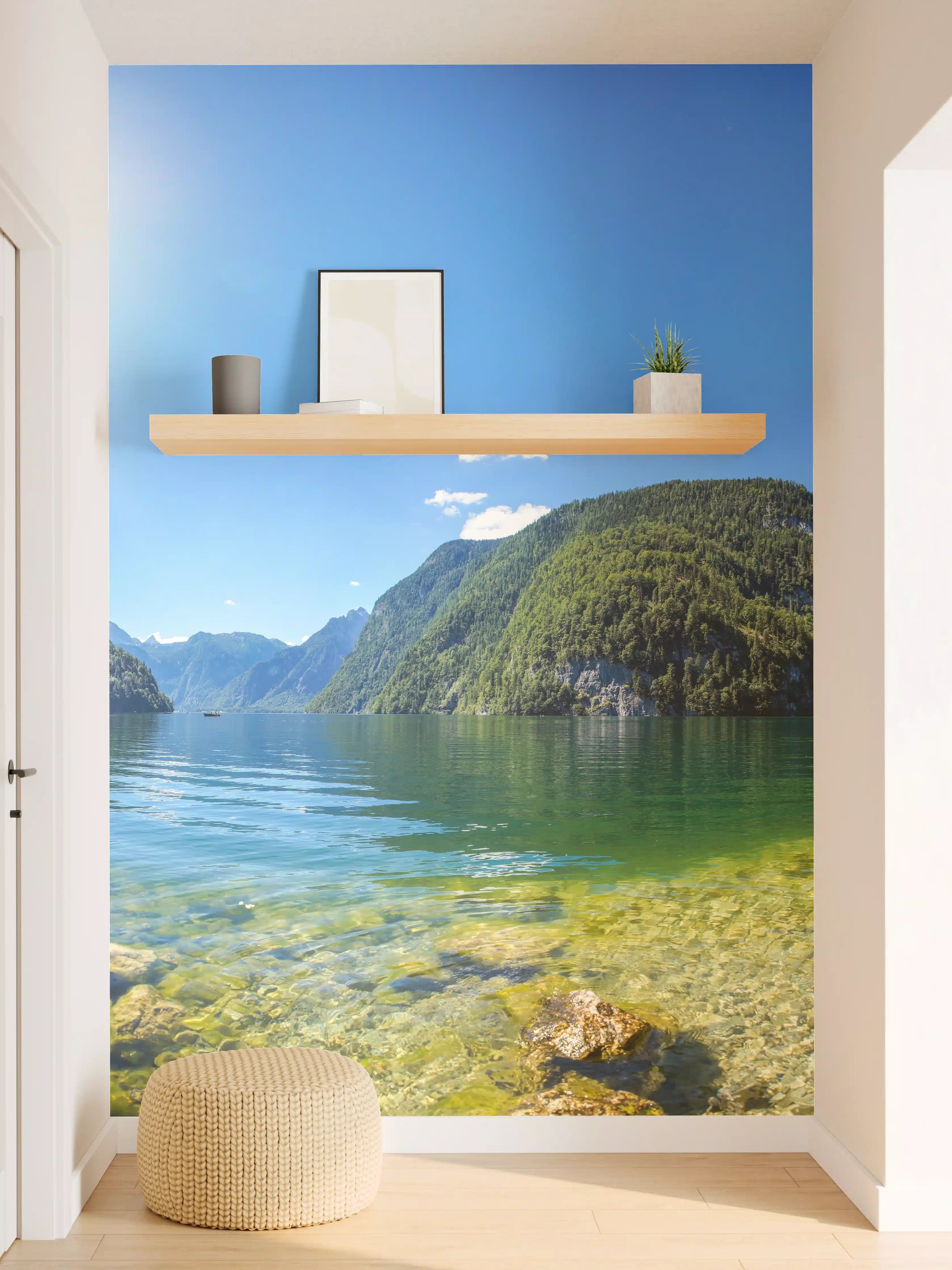 Wandverkleidung Flur - Berge Alpen Königsee Österreich