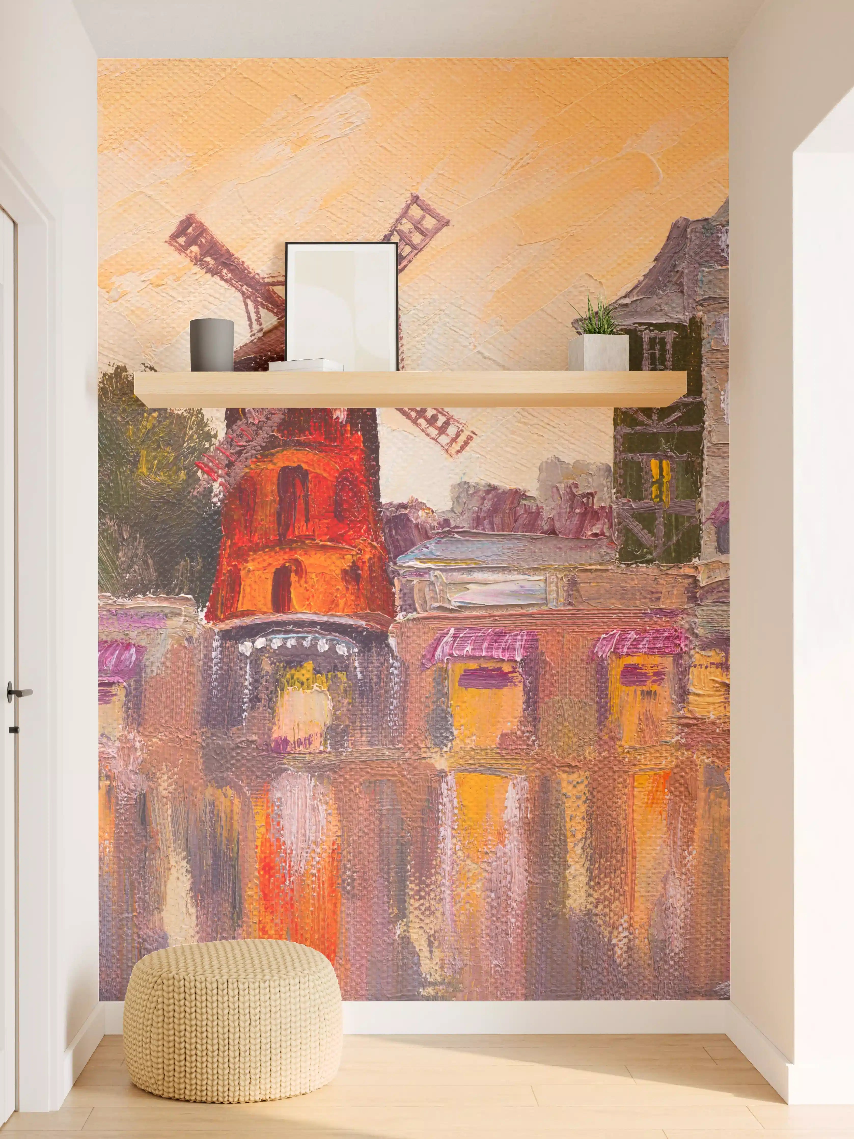 Wandverkleidung Flur - Berlin Hafenmitte: Malerische Stadtansicht