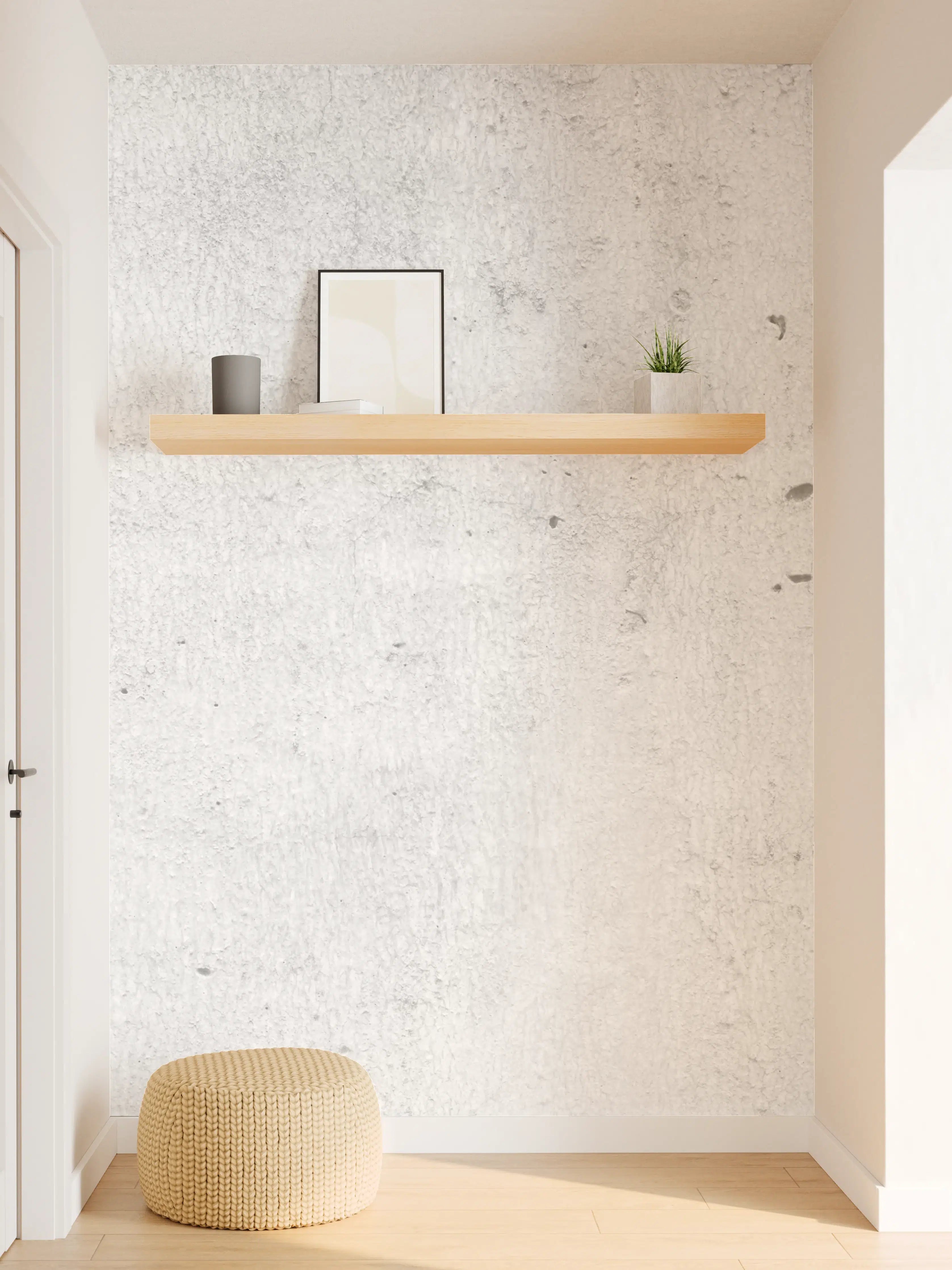 Wandverkleidung Flur - Betonwand alte Textur