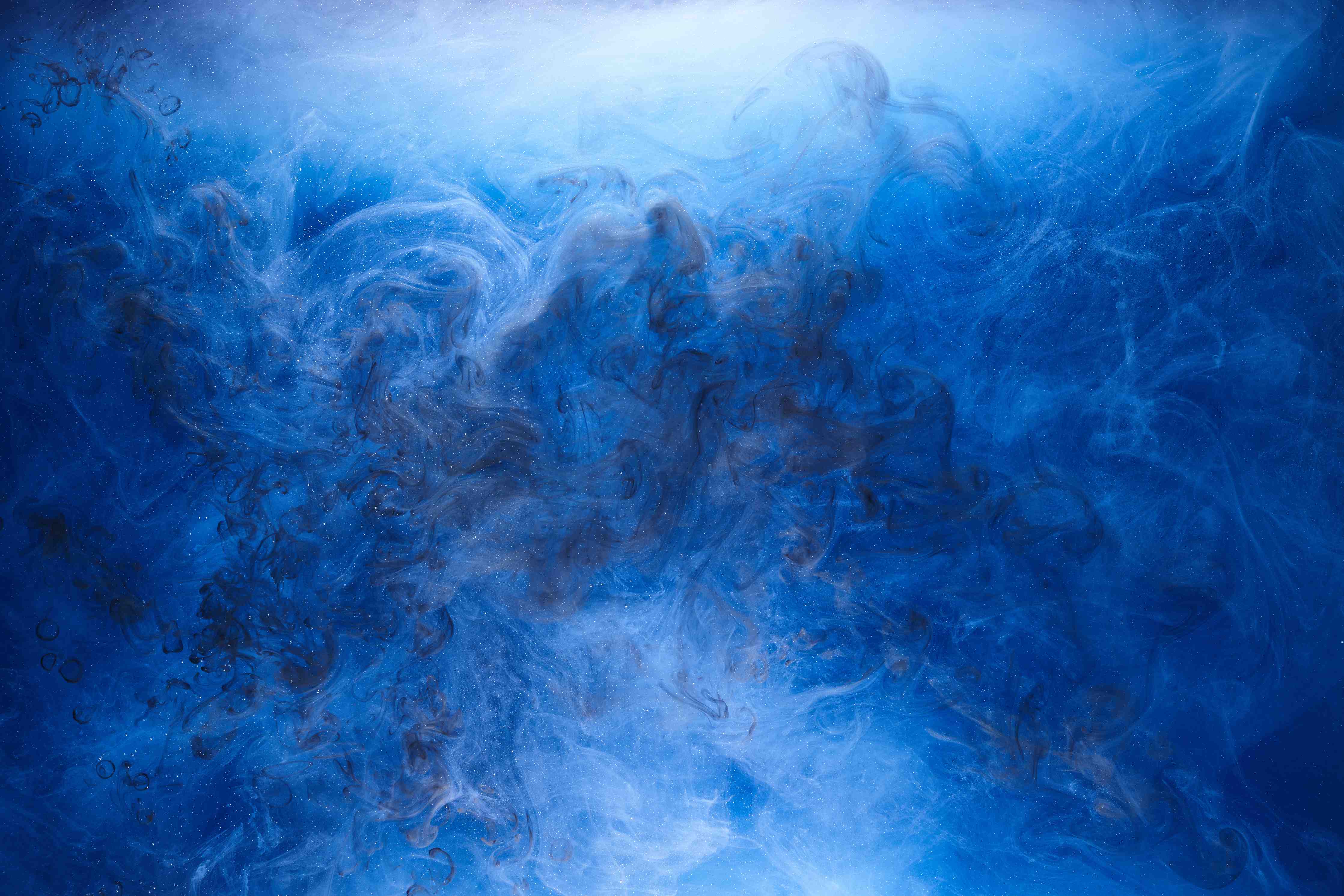 Wandverkleidung Flur-Blauer Rauch