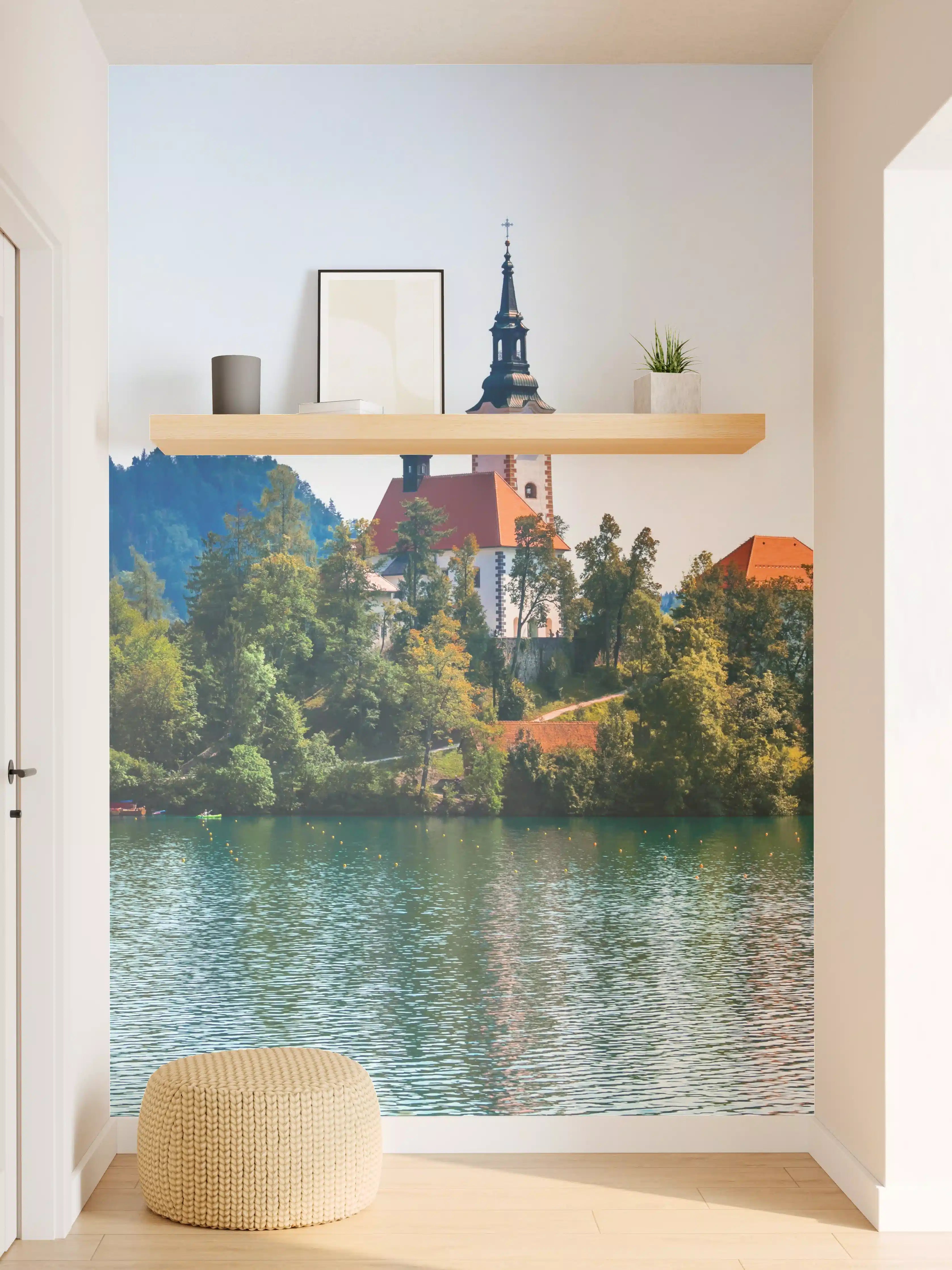 Wandverkleidung Flur - Bleder See in Slowenien 2