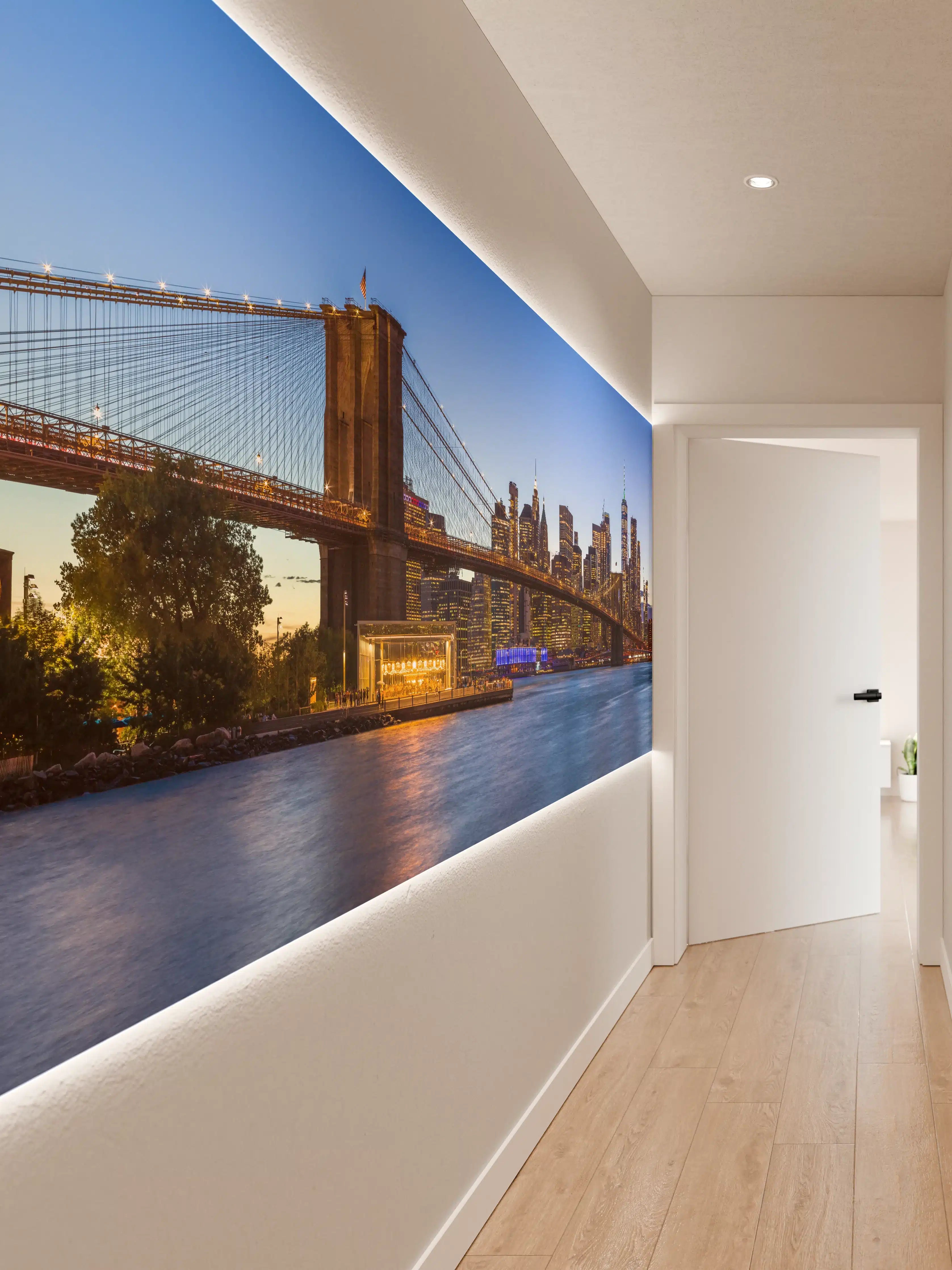 Wandverkleidung Flur - Brooklyn Bridge - New York City