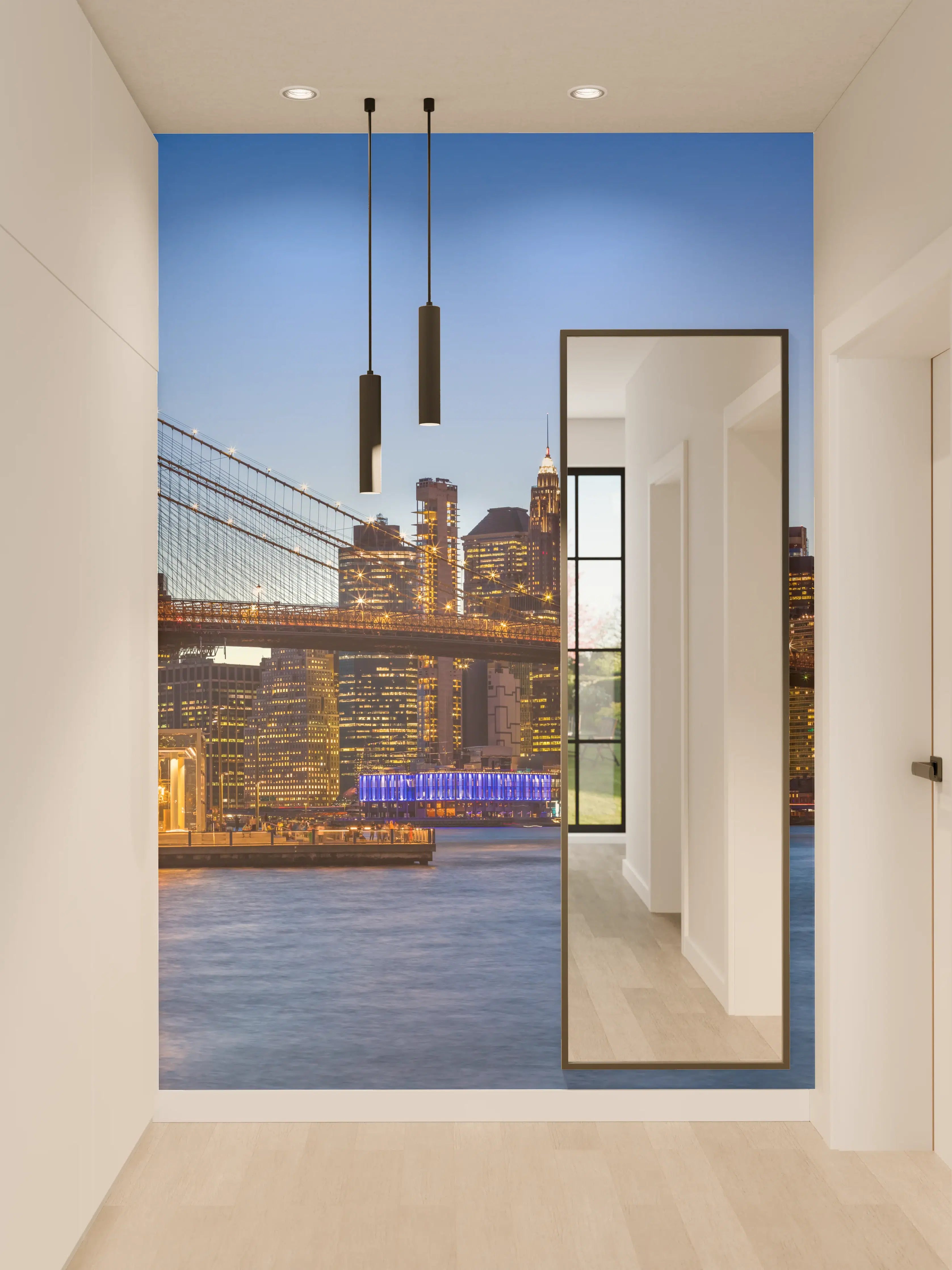 Wandverkleidung Flur - Brooklyn Bridge - New York City
