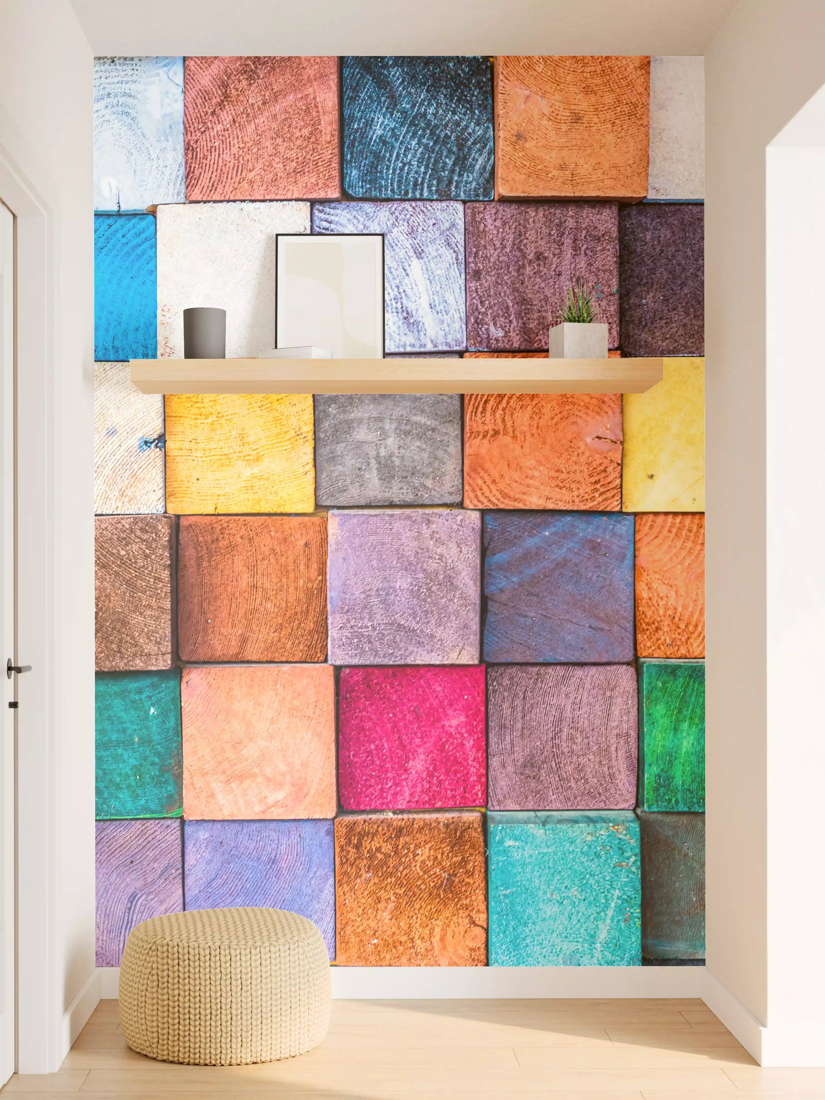 Wandverkleidung Flur - Bunte Mosaik-Steine für kreative Gestaltung