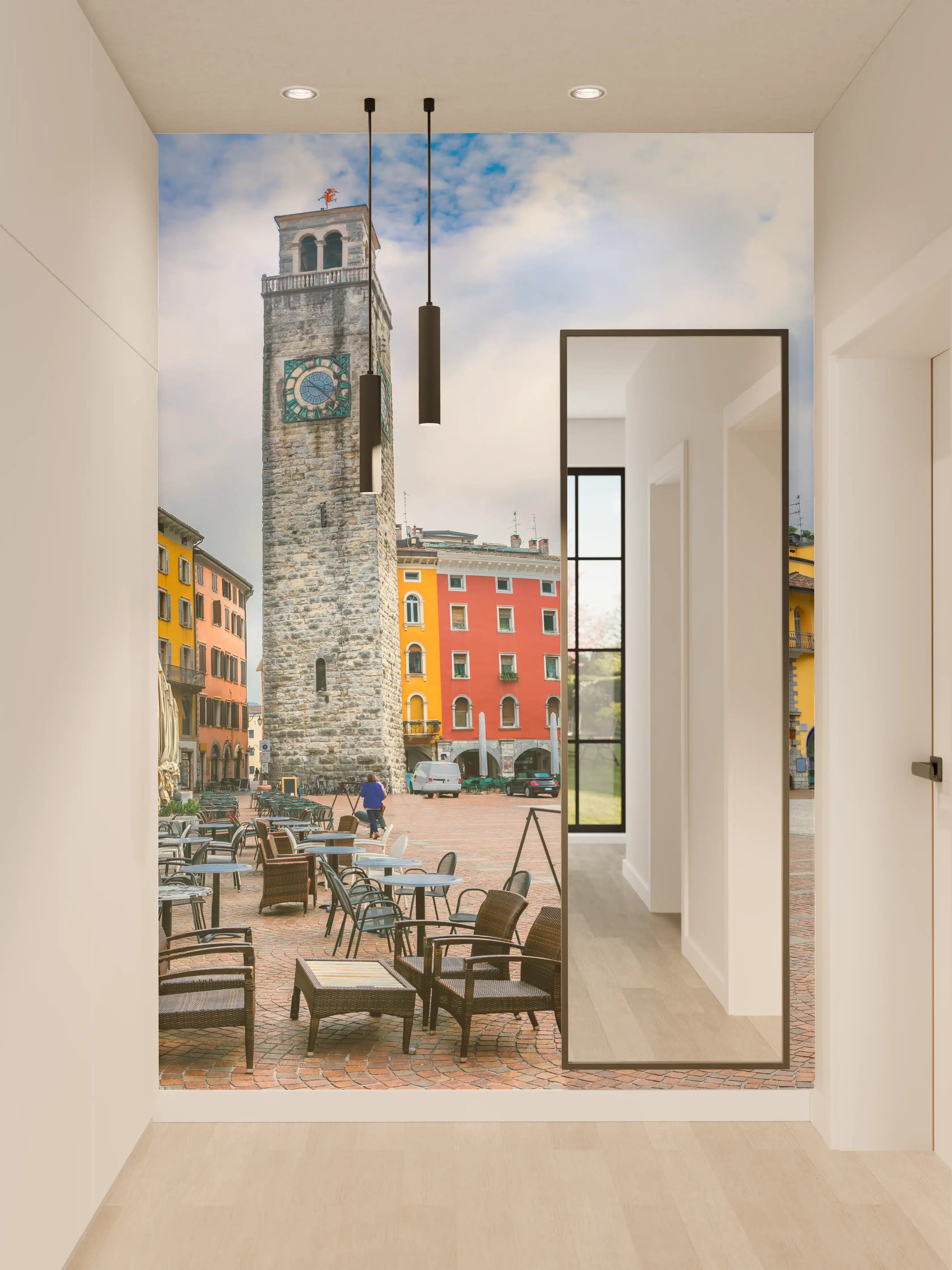 Wandverkleidung Flur - Charmante Stadt am Gardasee - Riva del Garda