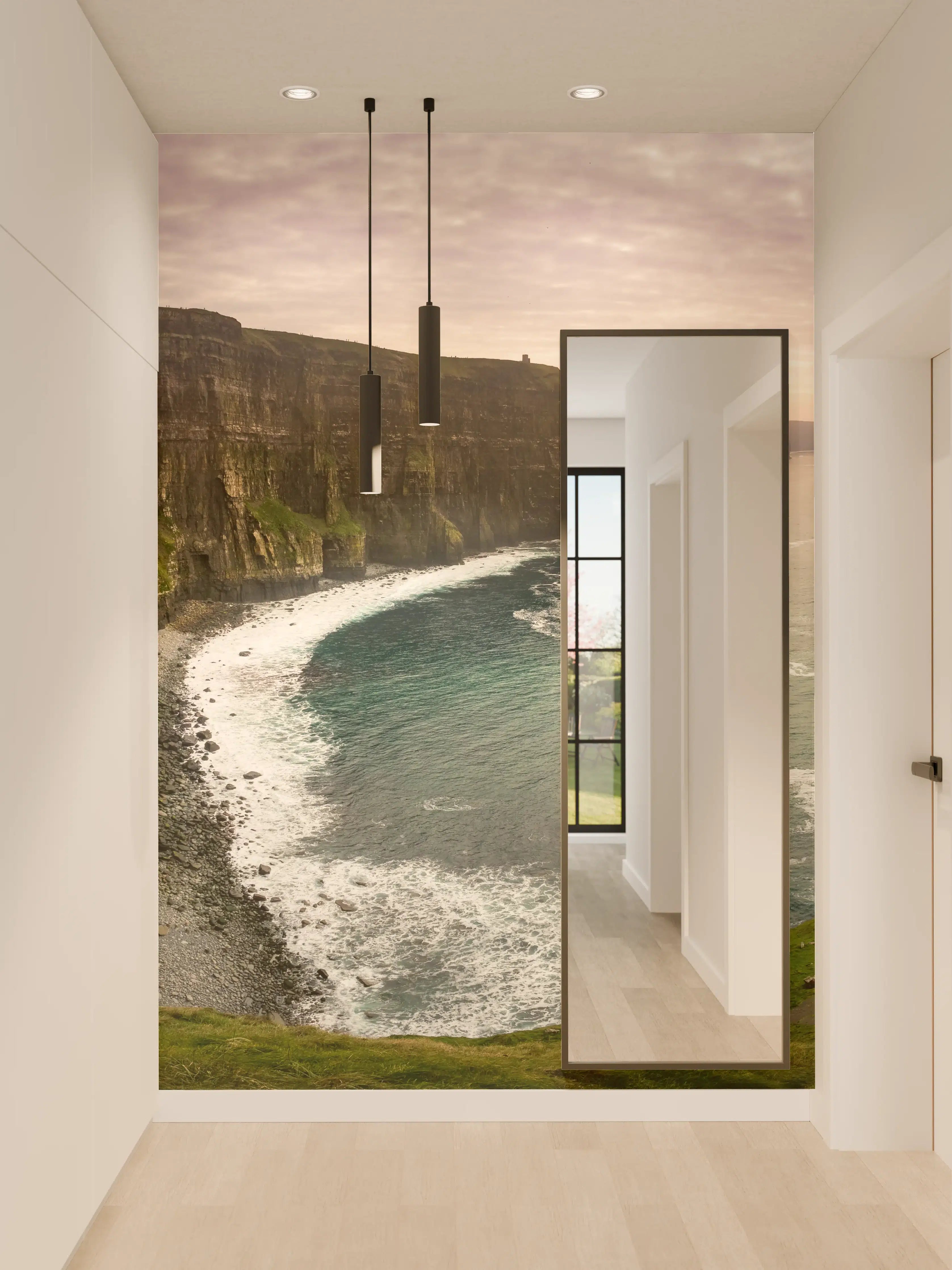 Wandverkleidung Flur - Cliffs of Moher in Irland