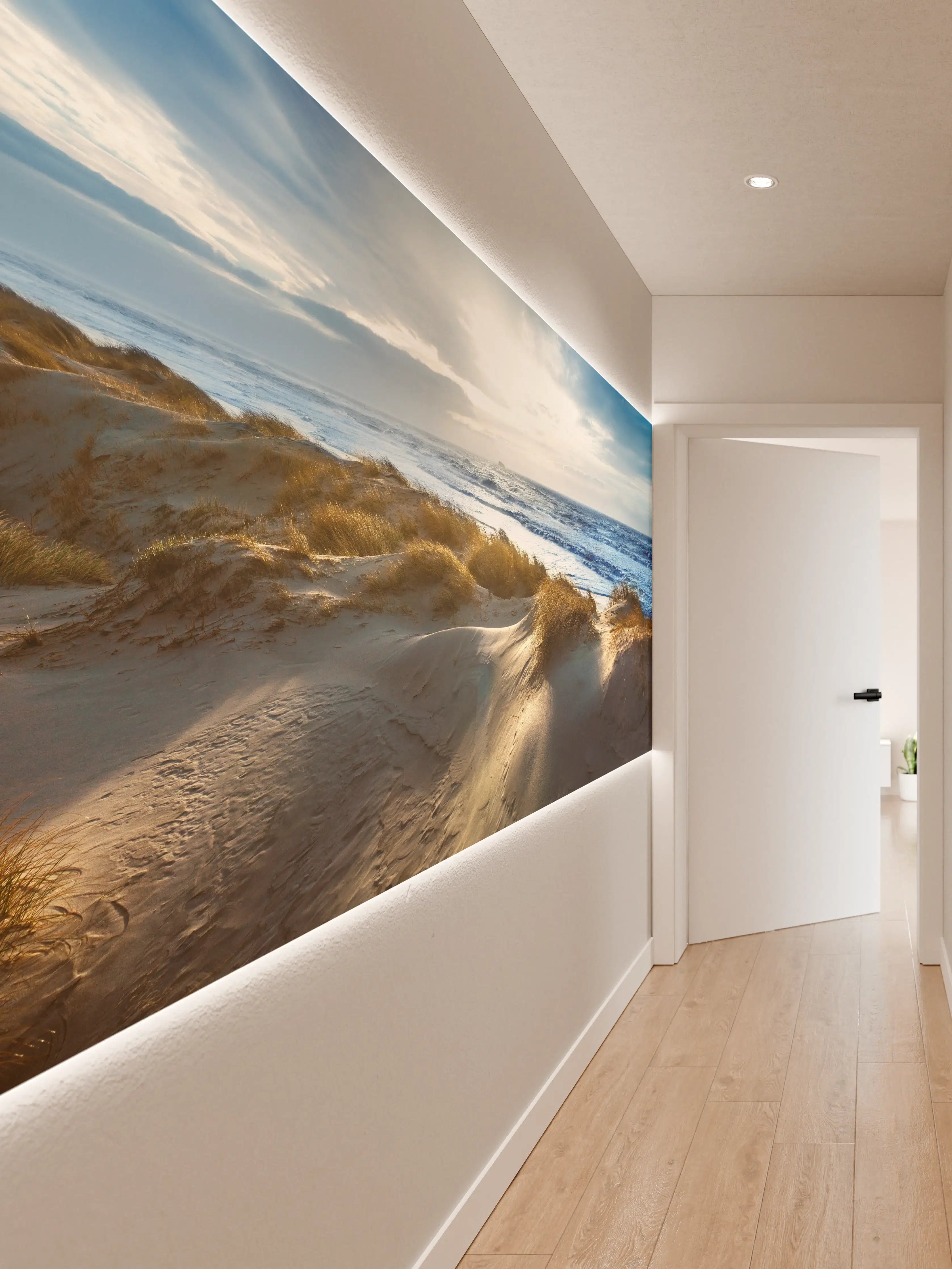 Wandverkleidung Flur - Dänische Nordseeküste