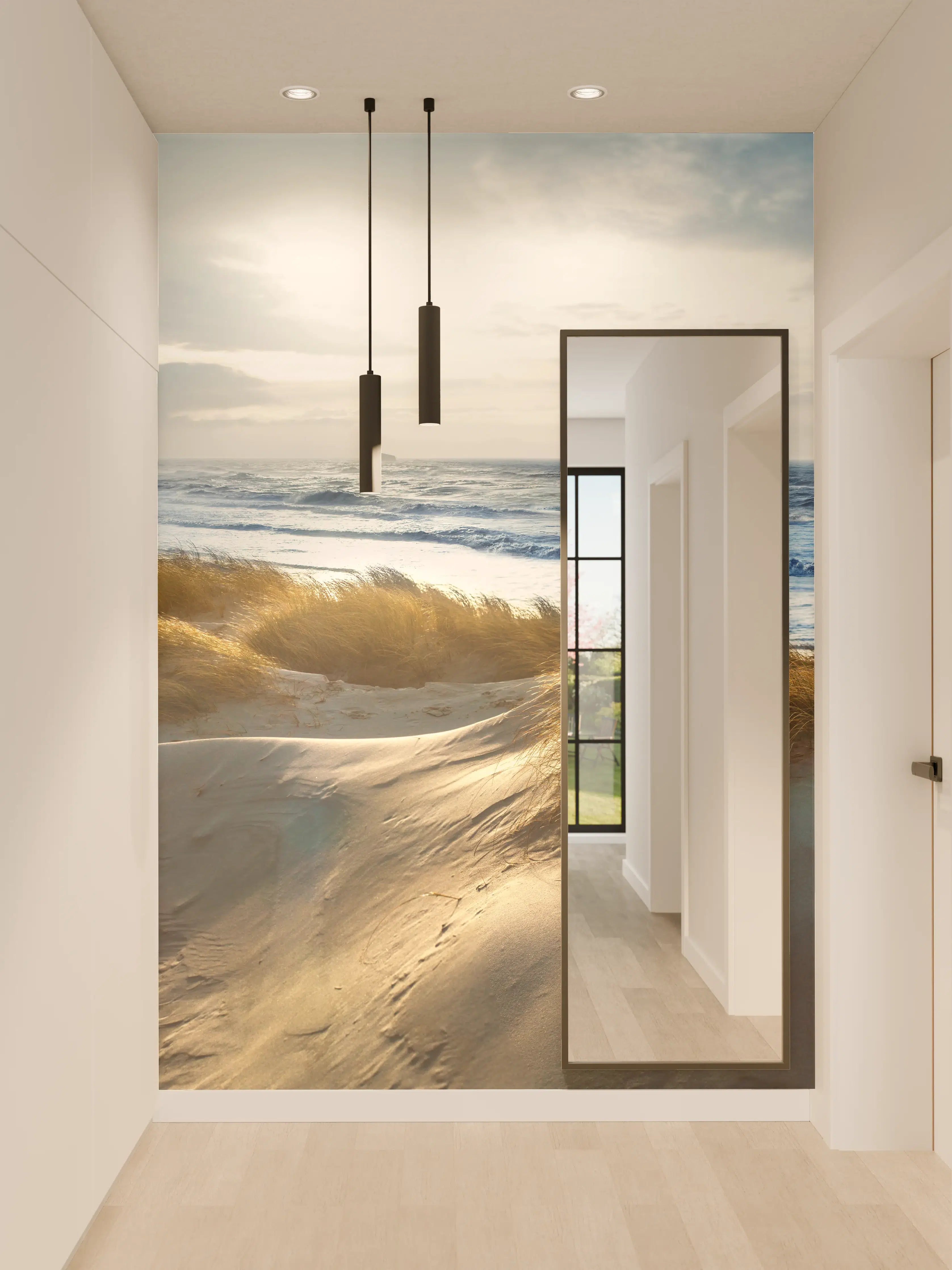 Wandverkleidung Flur - Dänische Nordseeküste