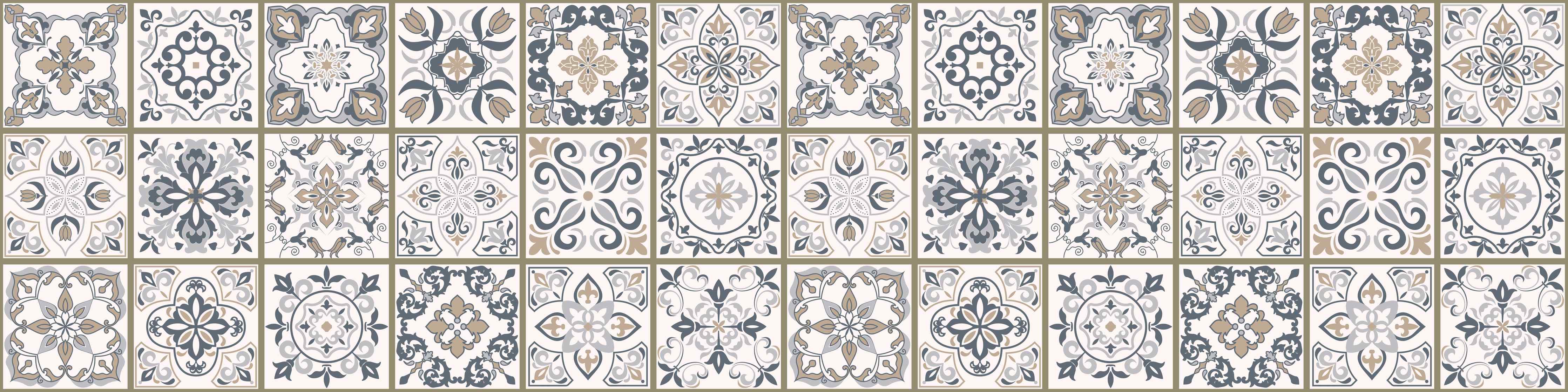 Wandverkleidung Flur-Dekorative Musterfliesen