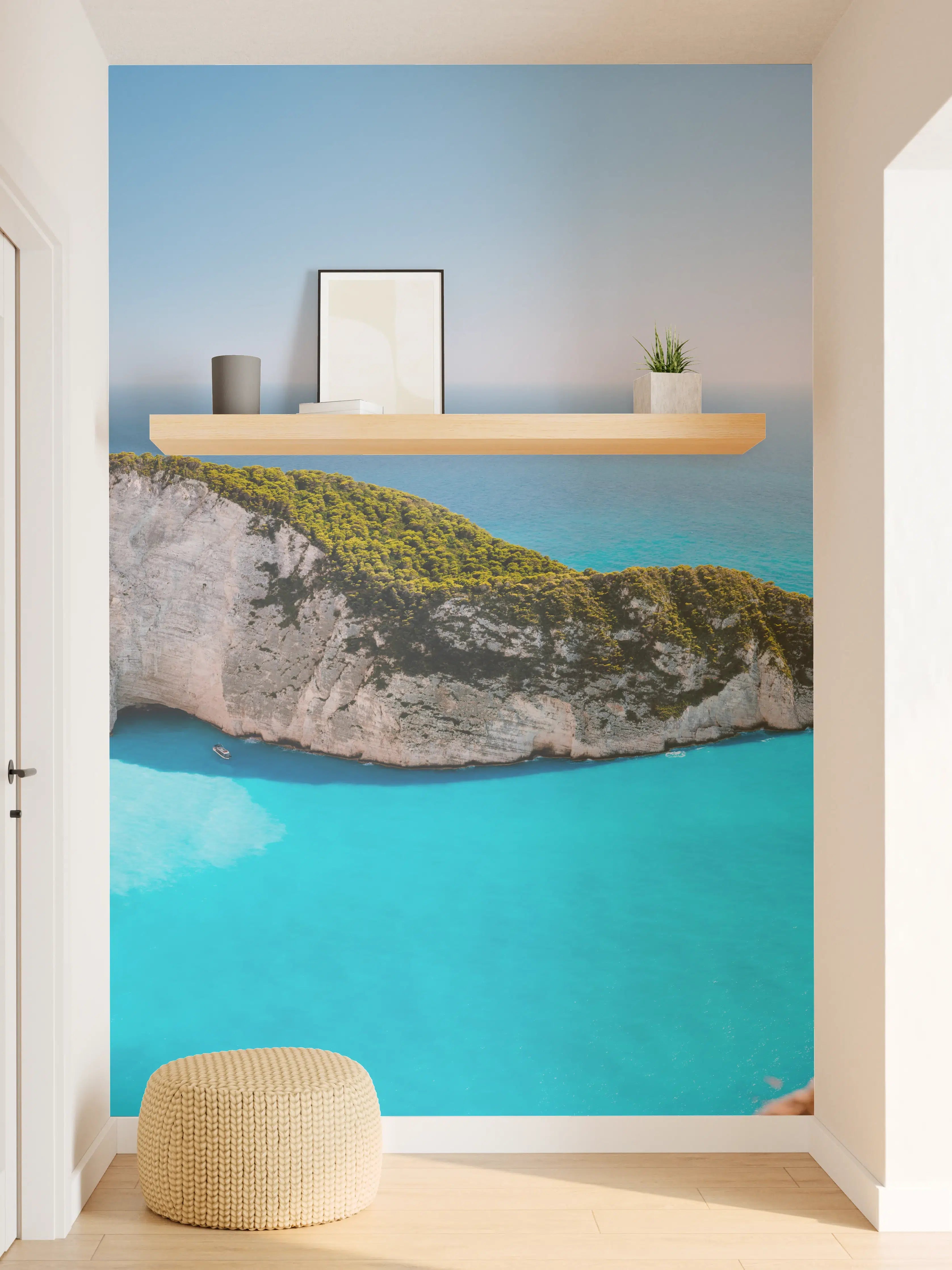 Wandverkleidung Flur - Der Strand von Navagio - Griechenland