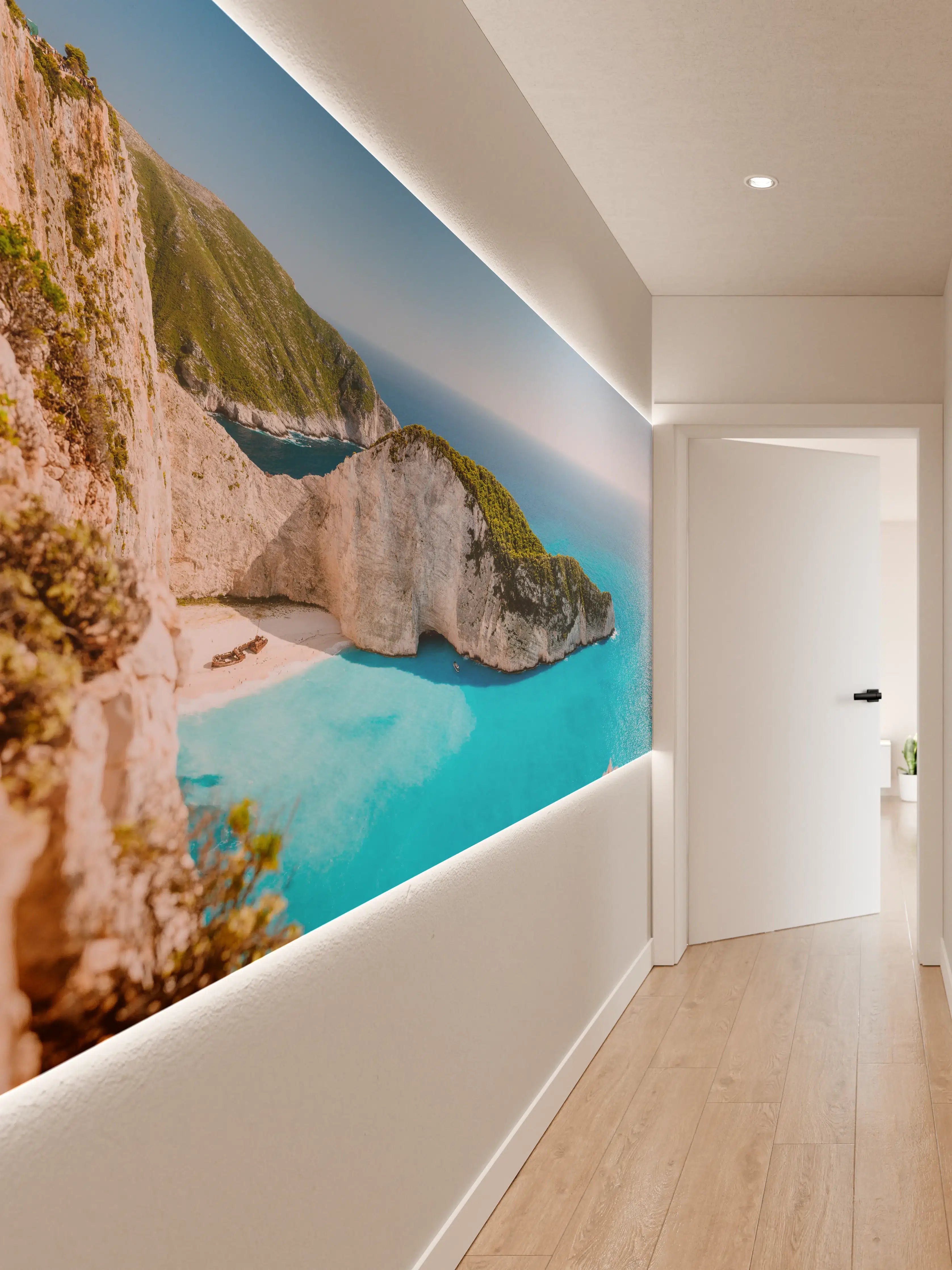 Wandverkleidung Flur - Der Strand von Navagio - Griechenland