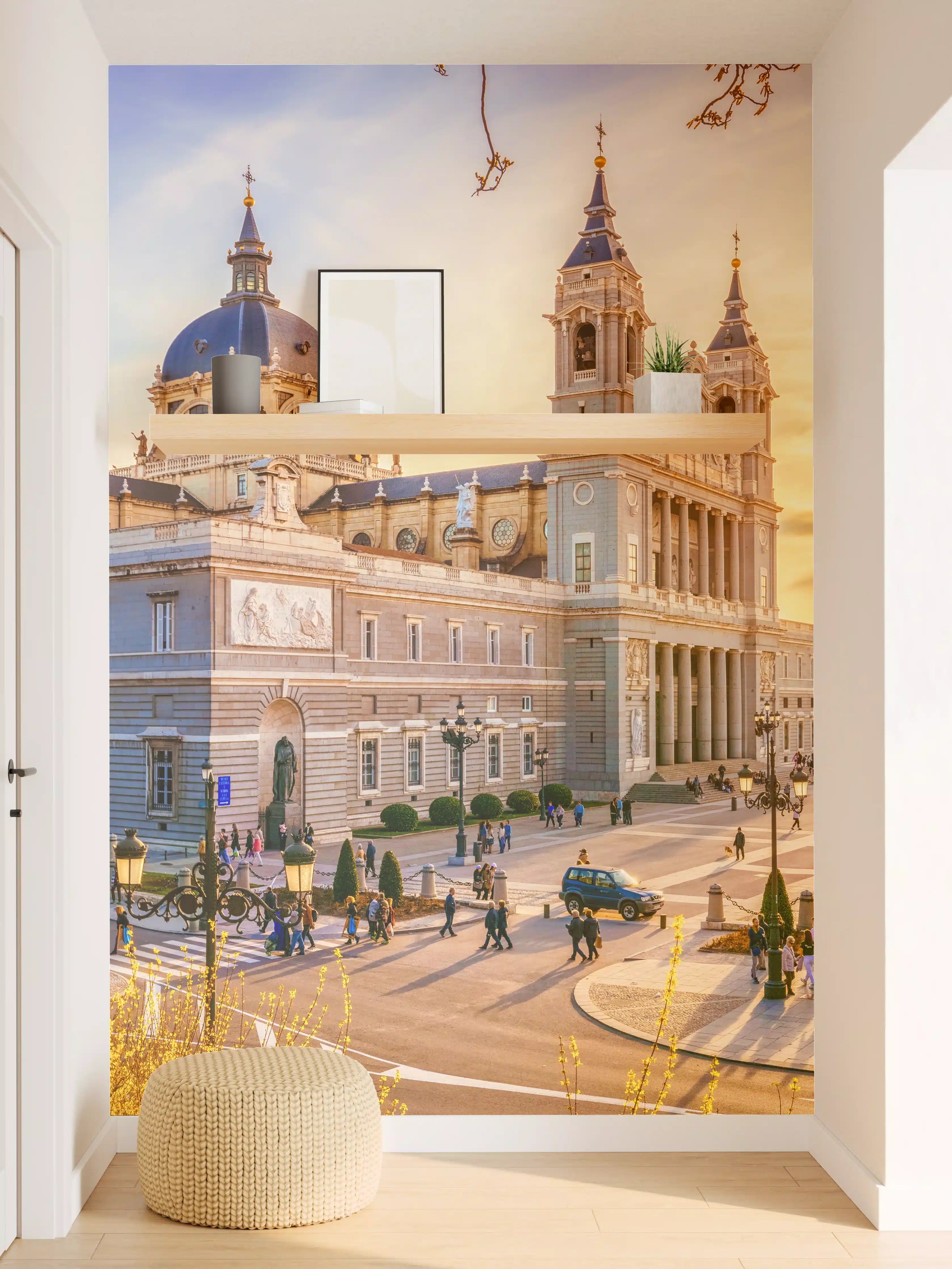 Wandverkleidung Flur - Die Kathedrale von Madrid
