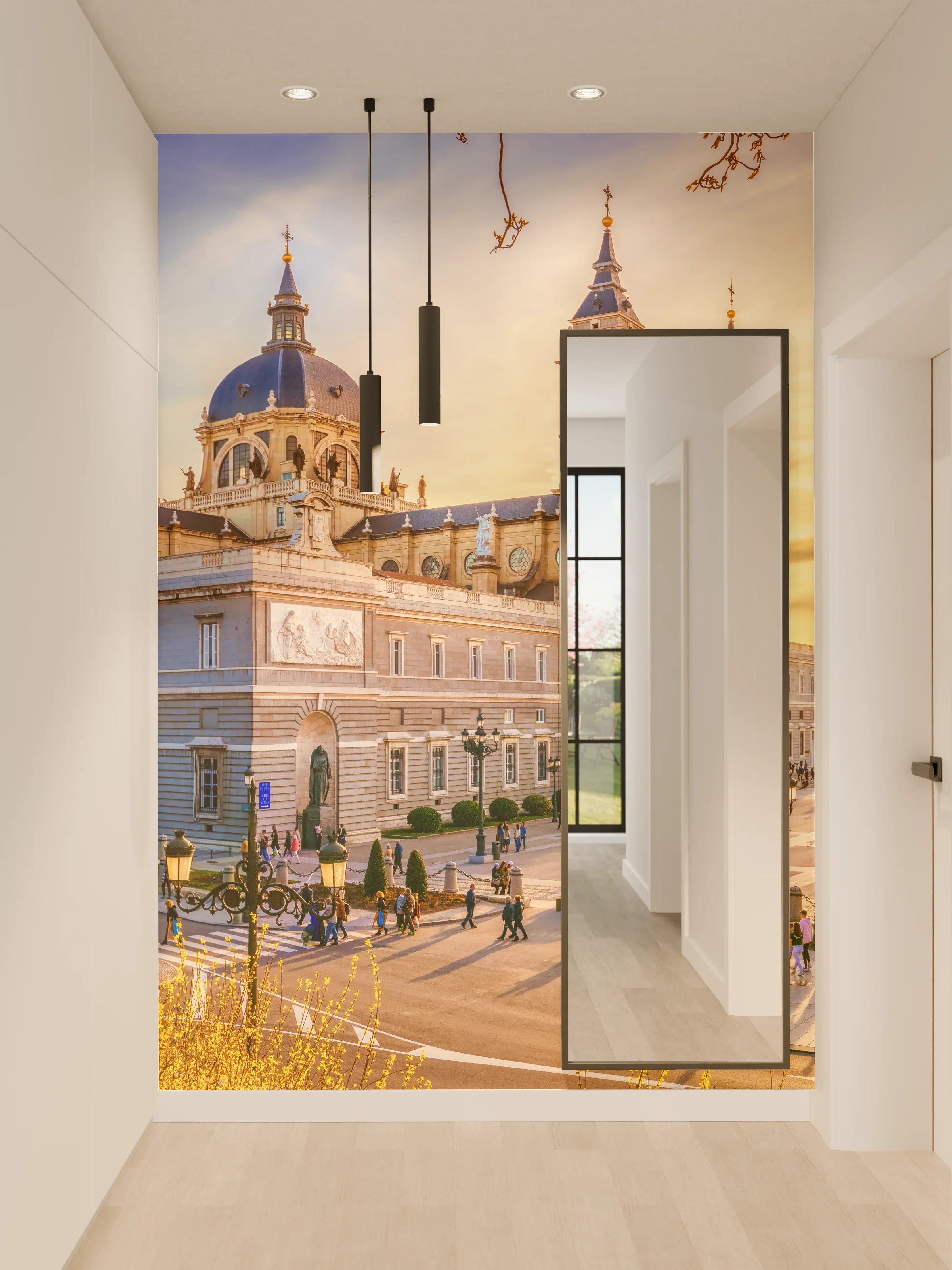 Wandverkleidung Flur - Die Kathedrale von Madrid
