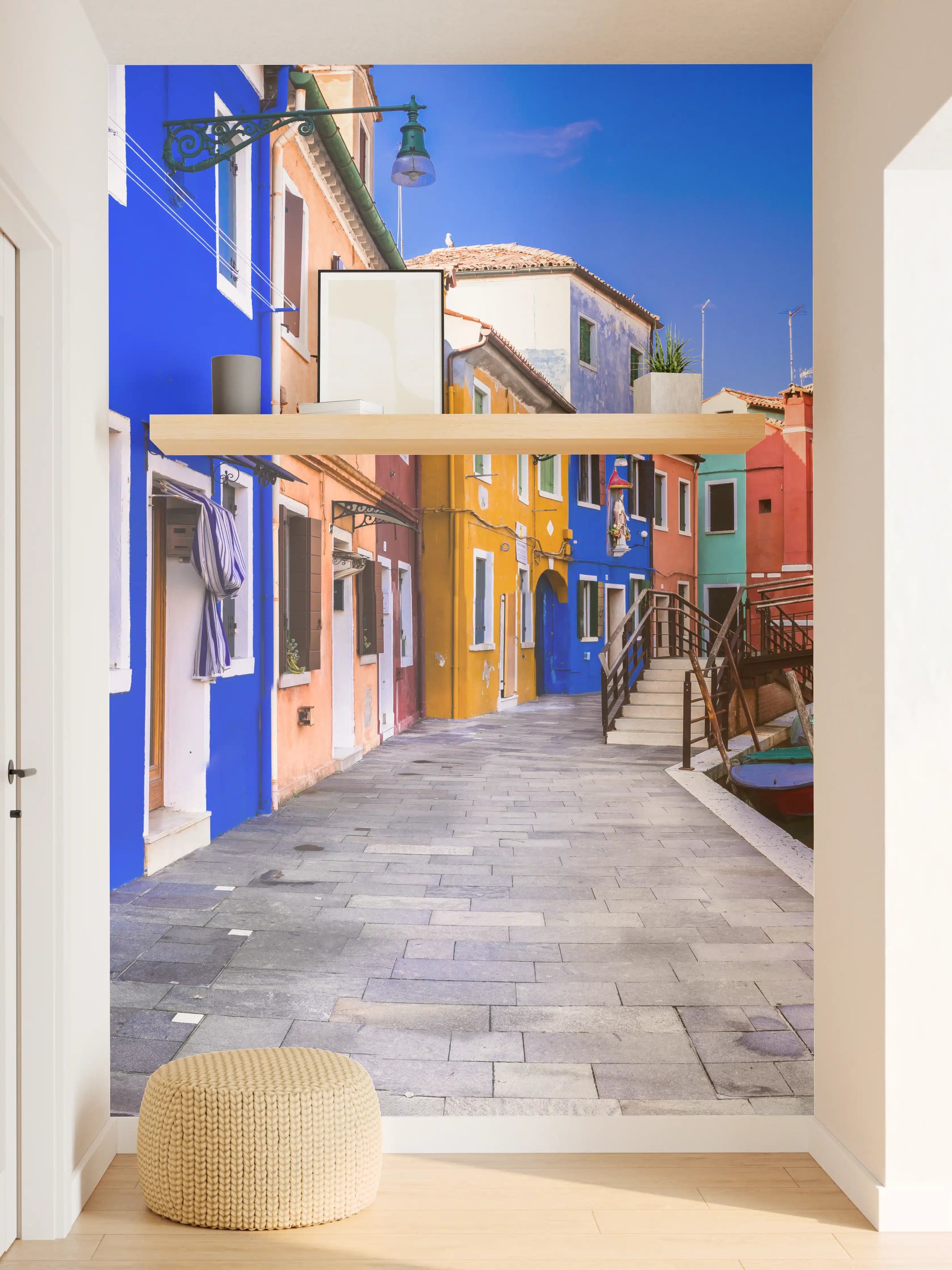 Wandverkleidung Flur - Die farbenfrohe Insel Burano