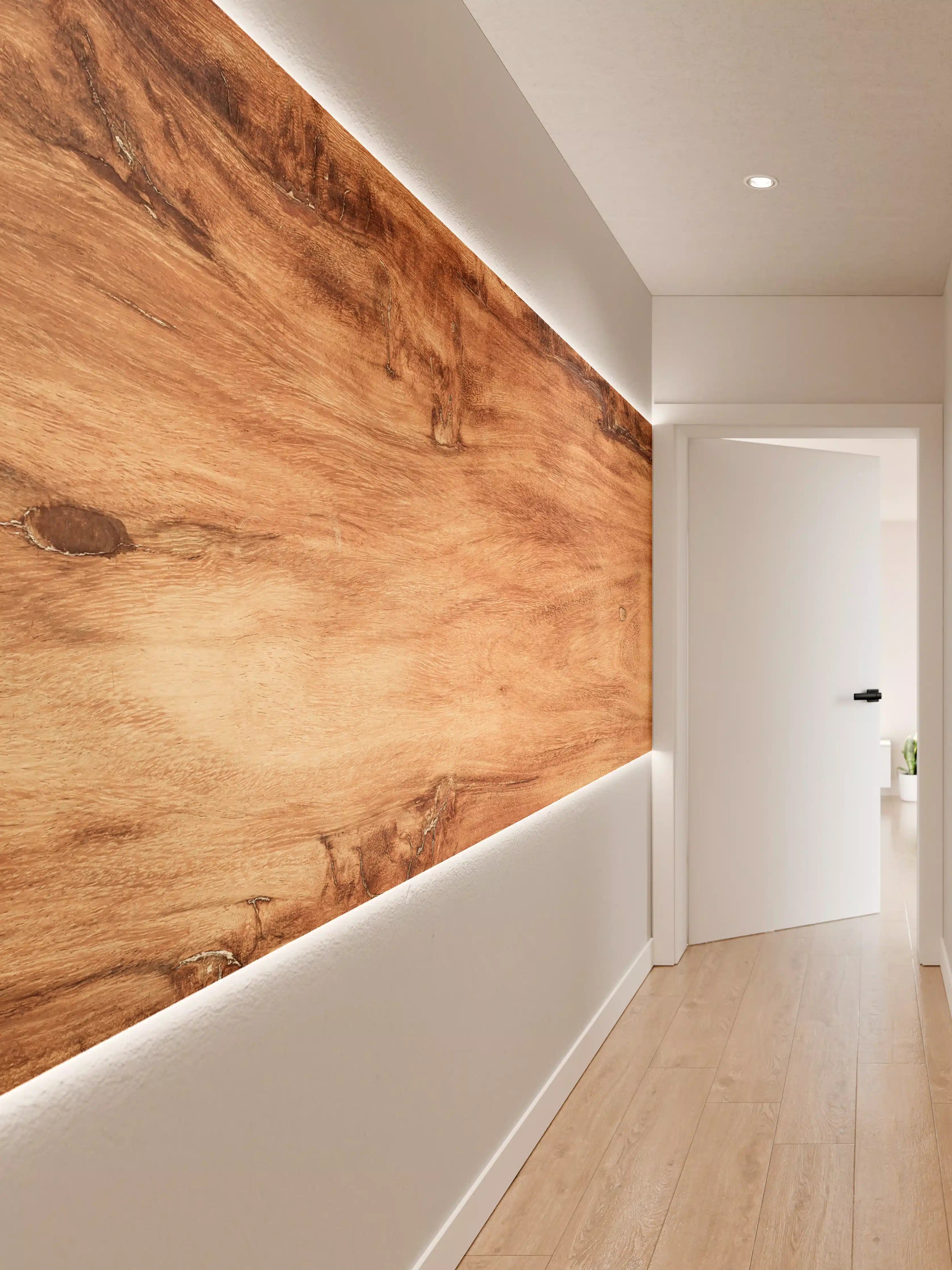 Wandverkleidung Flur - Edle Grautöne in Holzoptik für dein Zuhause