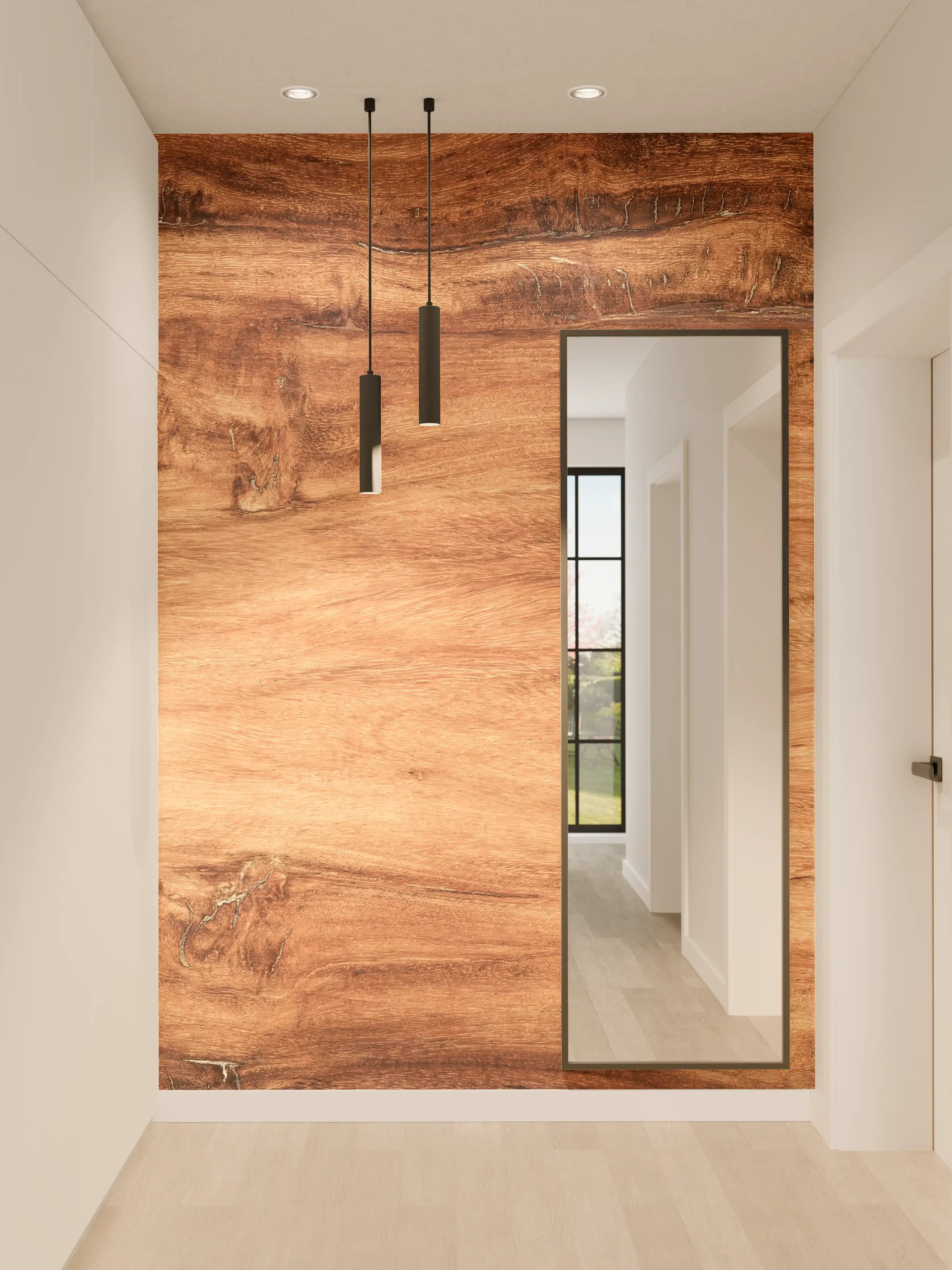 Wandverkleidung Flur - Edle Grautöne in Holzoptik für dein Zuhause