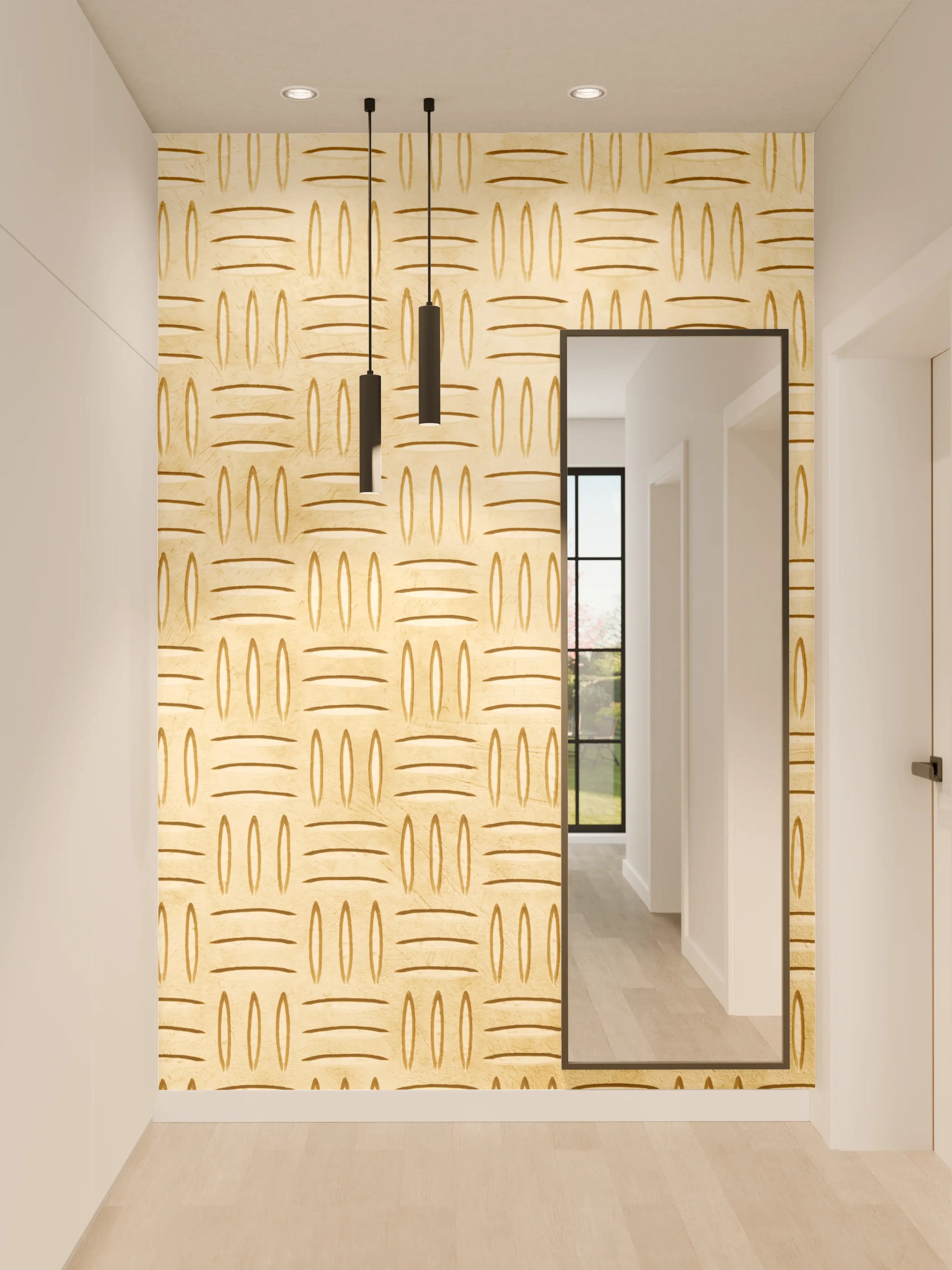 Wandverkleidung Flur - Elegante Holzoptik Fliesen