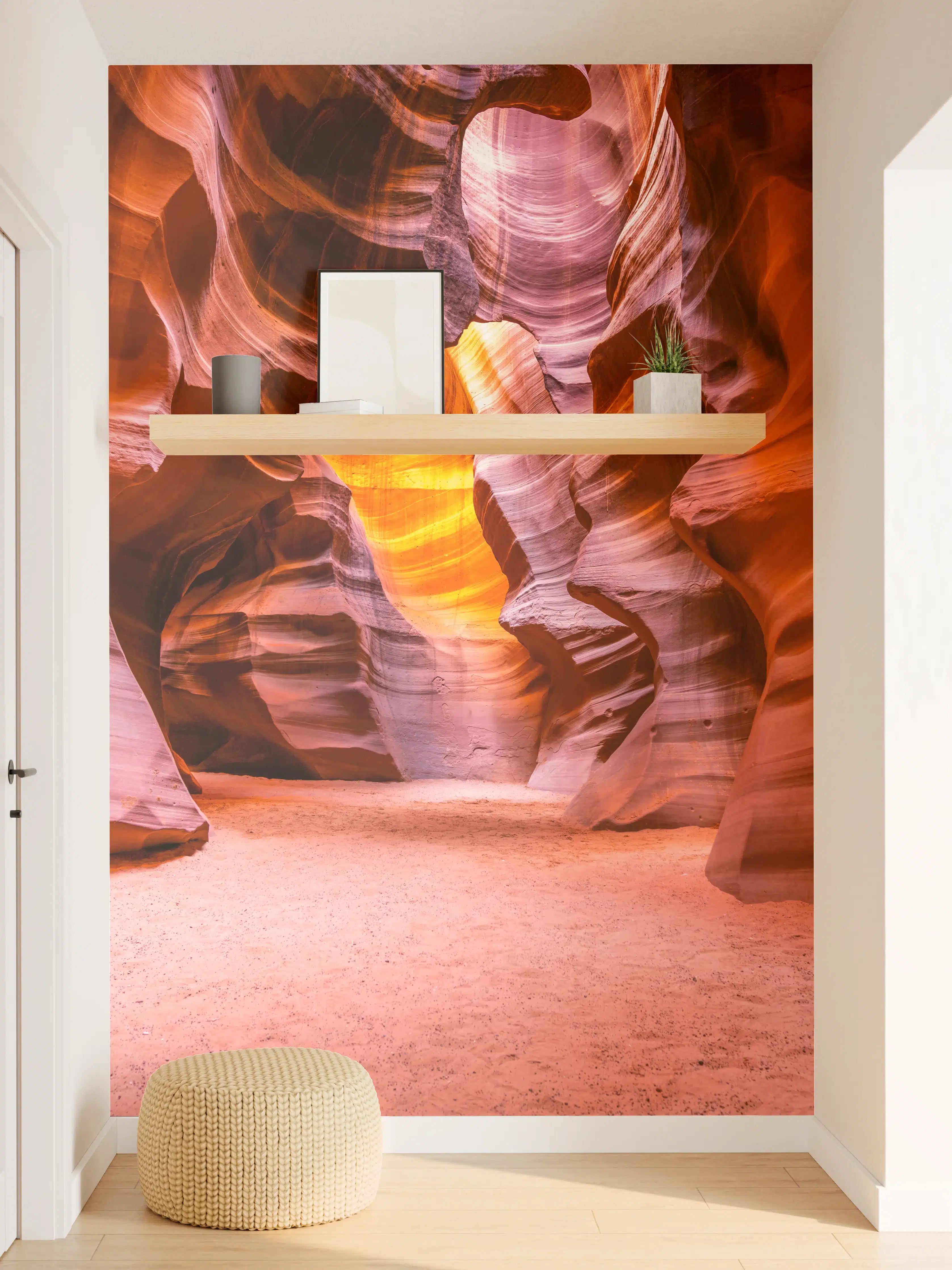 Wandverkleidung Flur - Farbenfrohes Slot Canyon Abenteuer