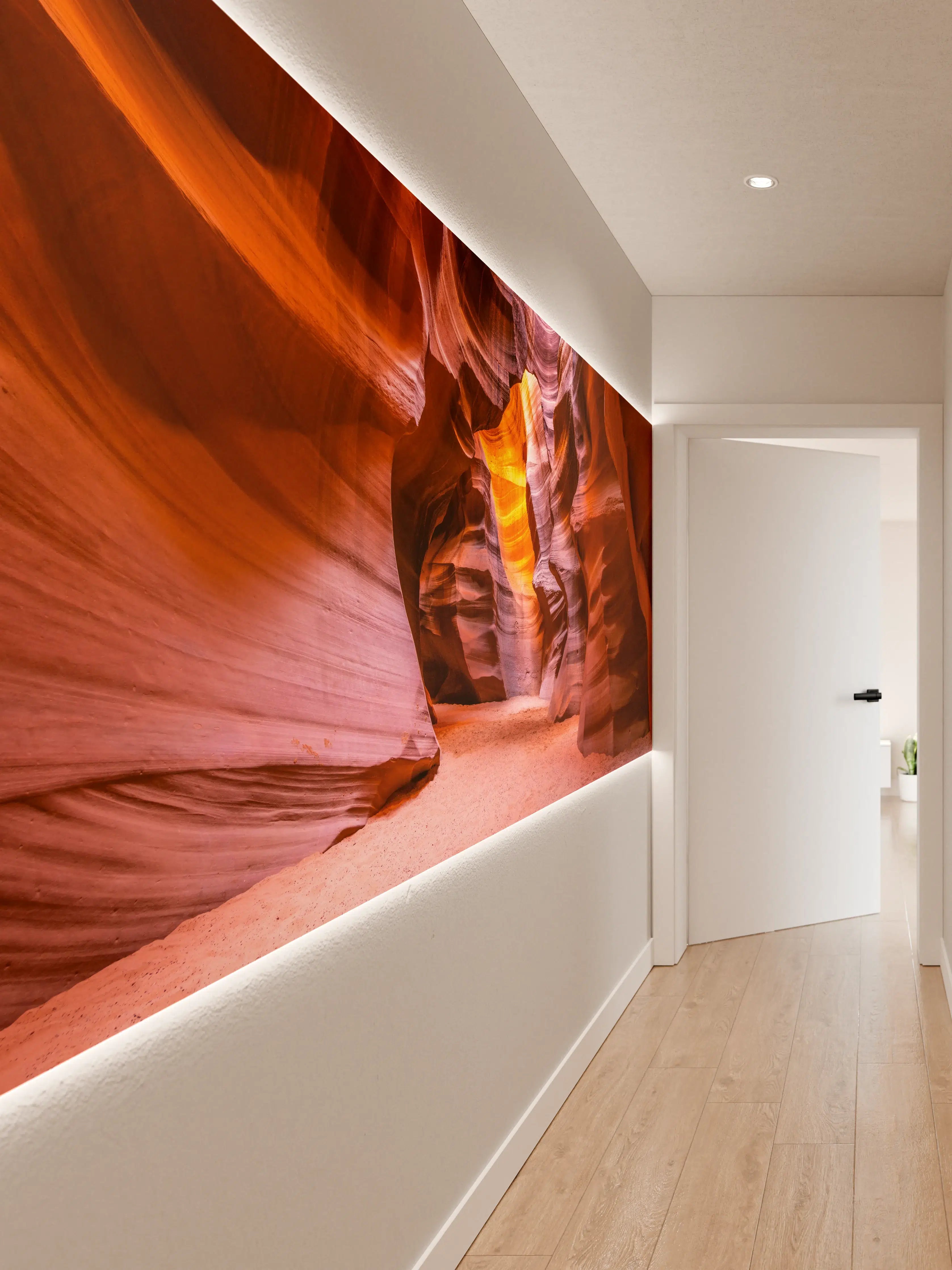 Wandverkleidung Flur - Farbenfrohes Slot Canyon Abenteuer