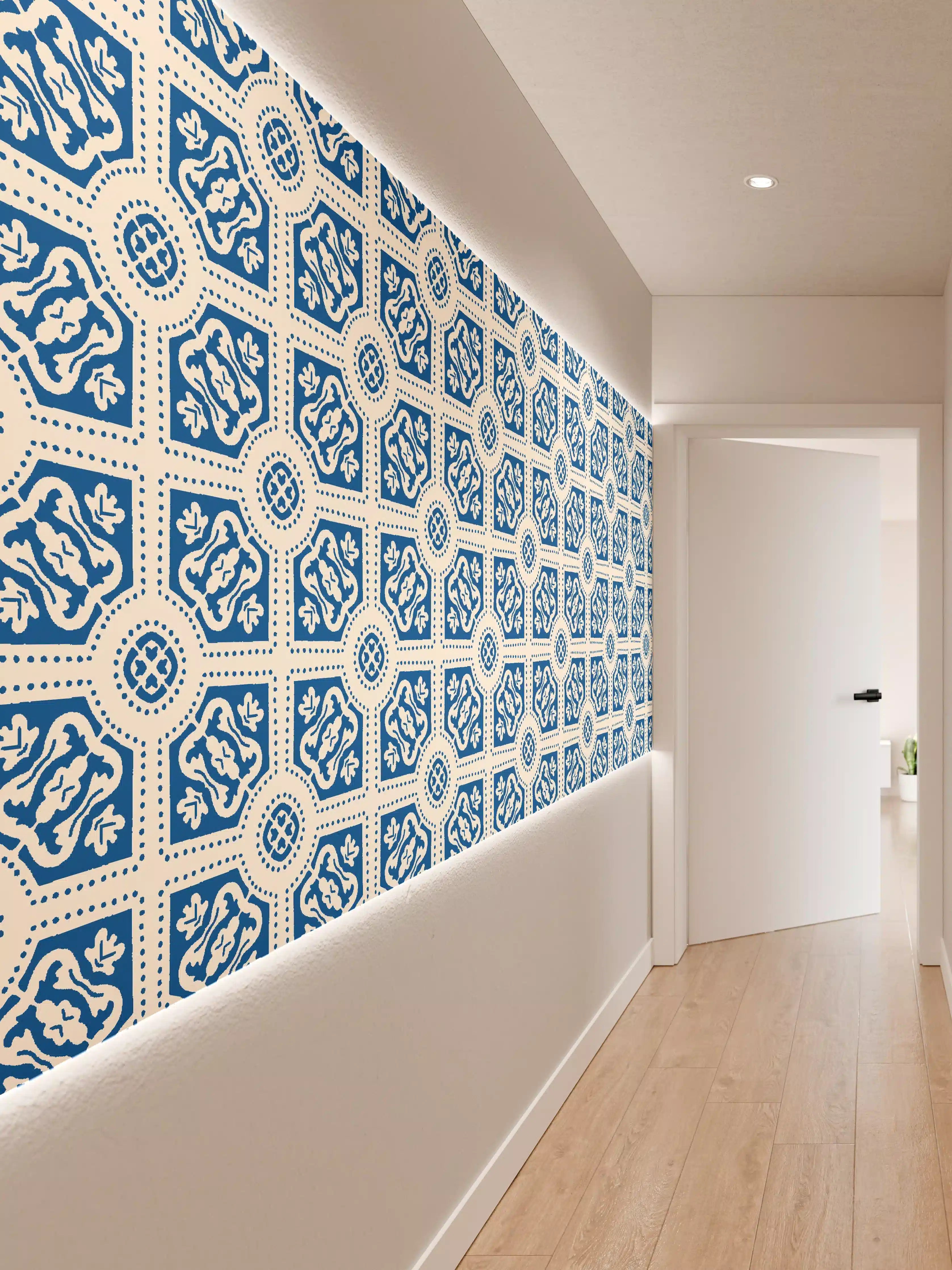 Wandverkleidung Flur - Fliesenkunst Portugals