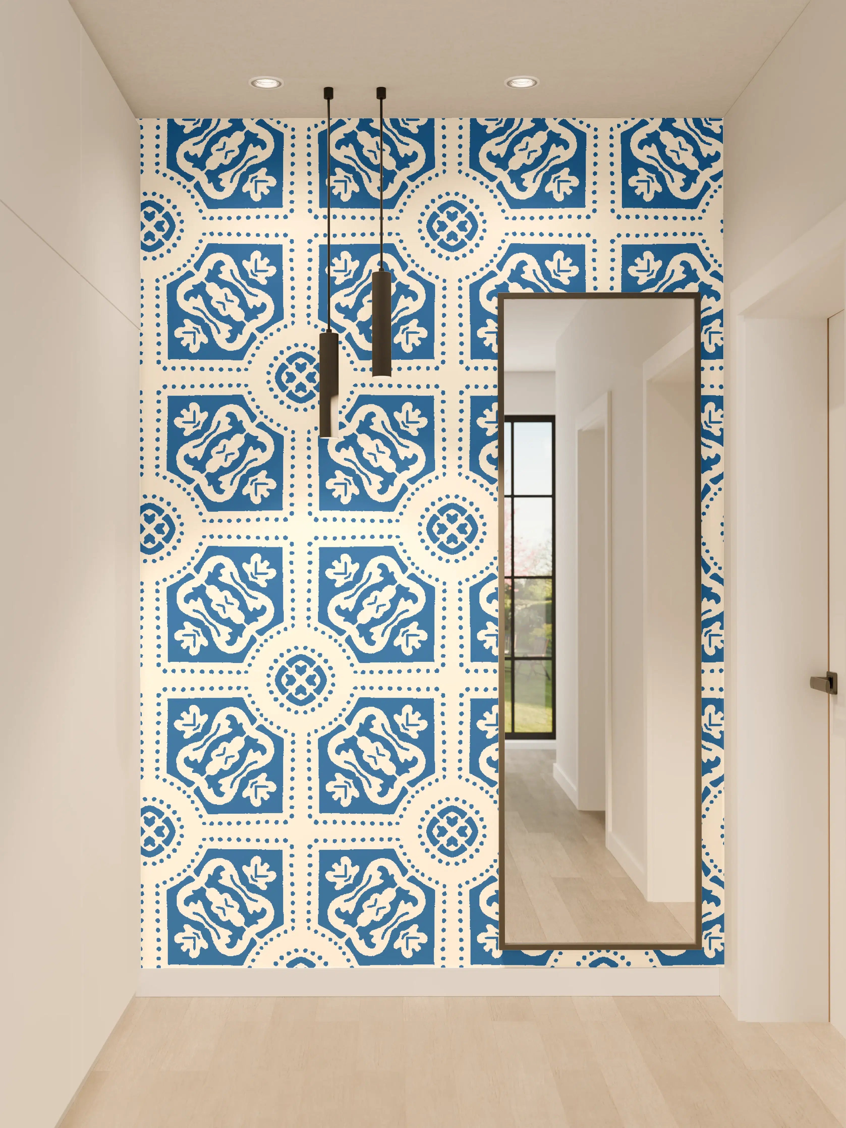 Wandverkleidung Flur - Fliesenkunst Portugals