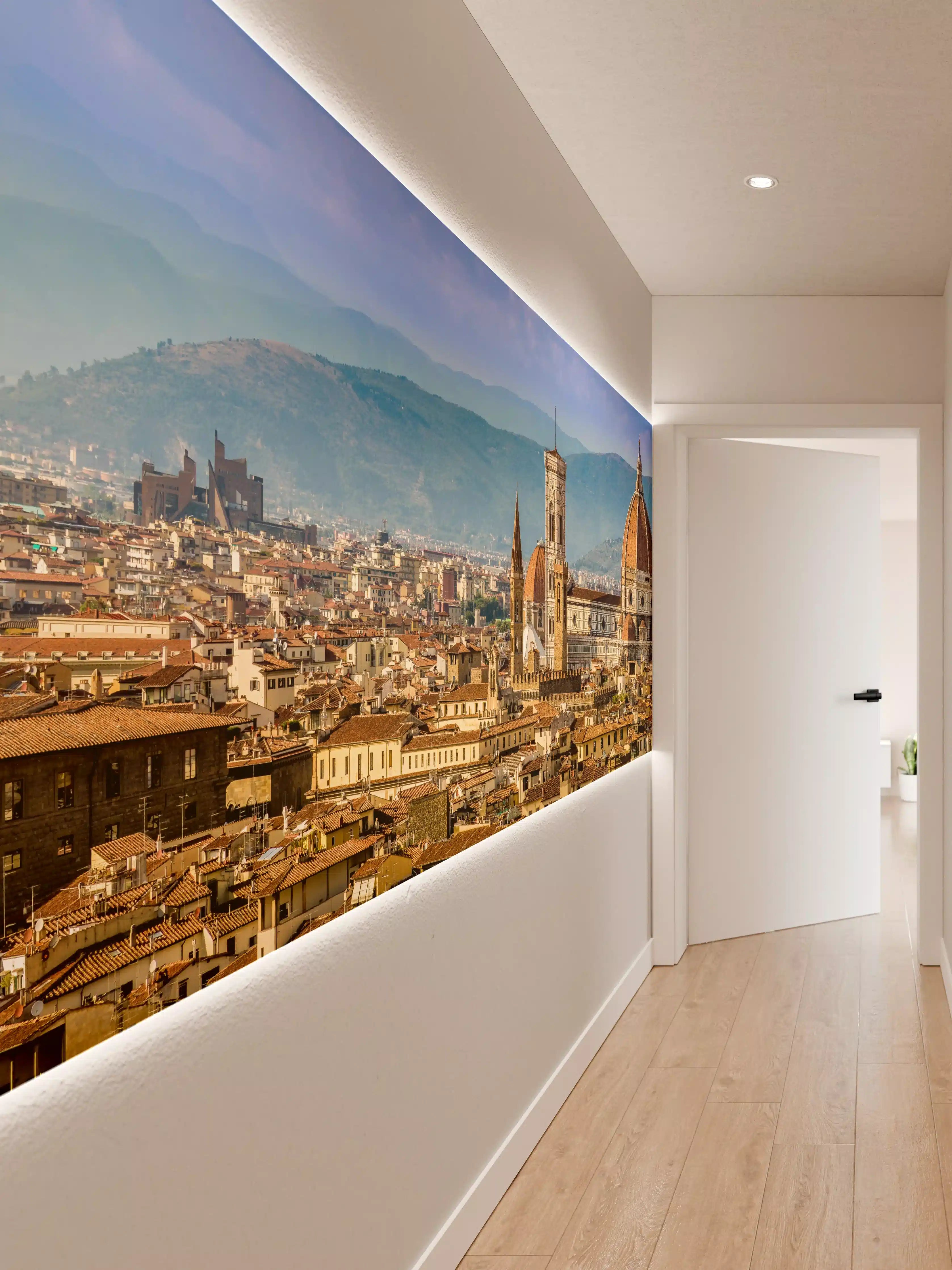 Wandverkleidung Flur - Florenz Skyline mit Duomo