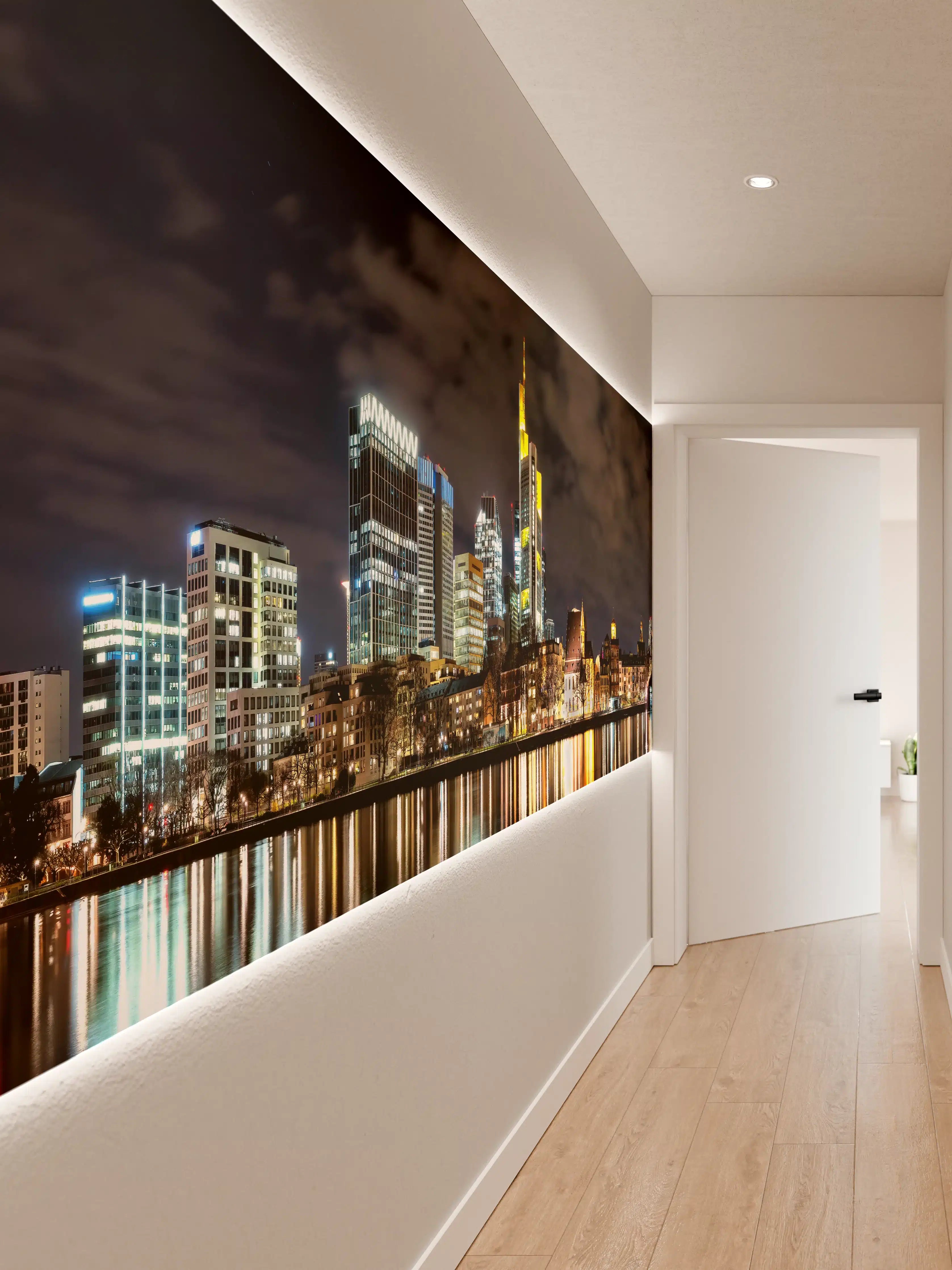 Wandverkleidung Flur - Frankfurt Nachtportrait