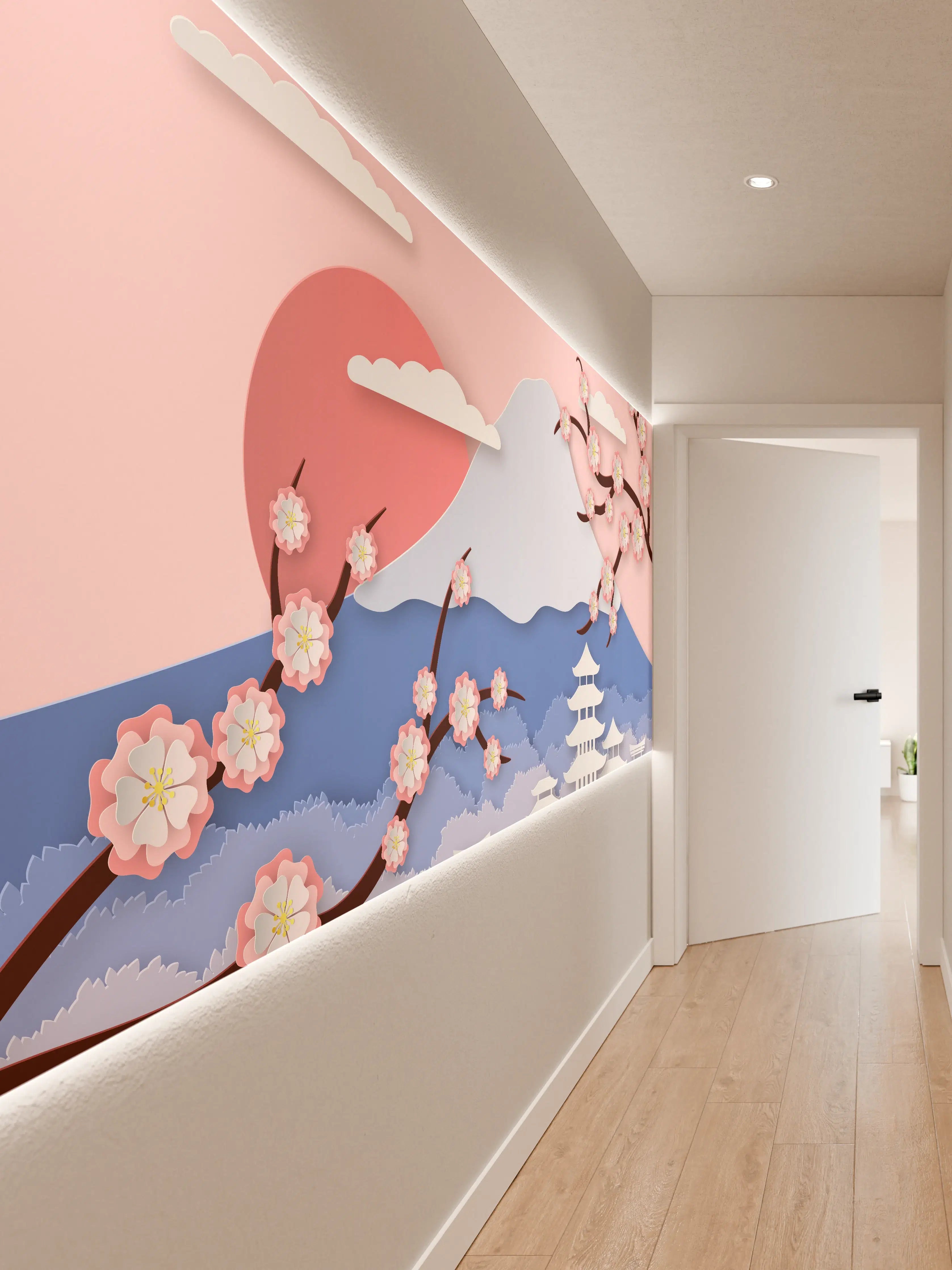 Wandverkleidung Flur - Fujiyama modern Style
