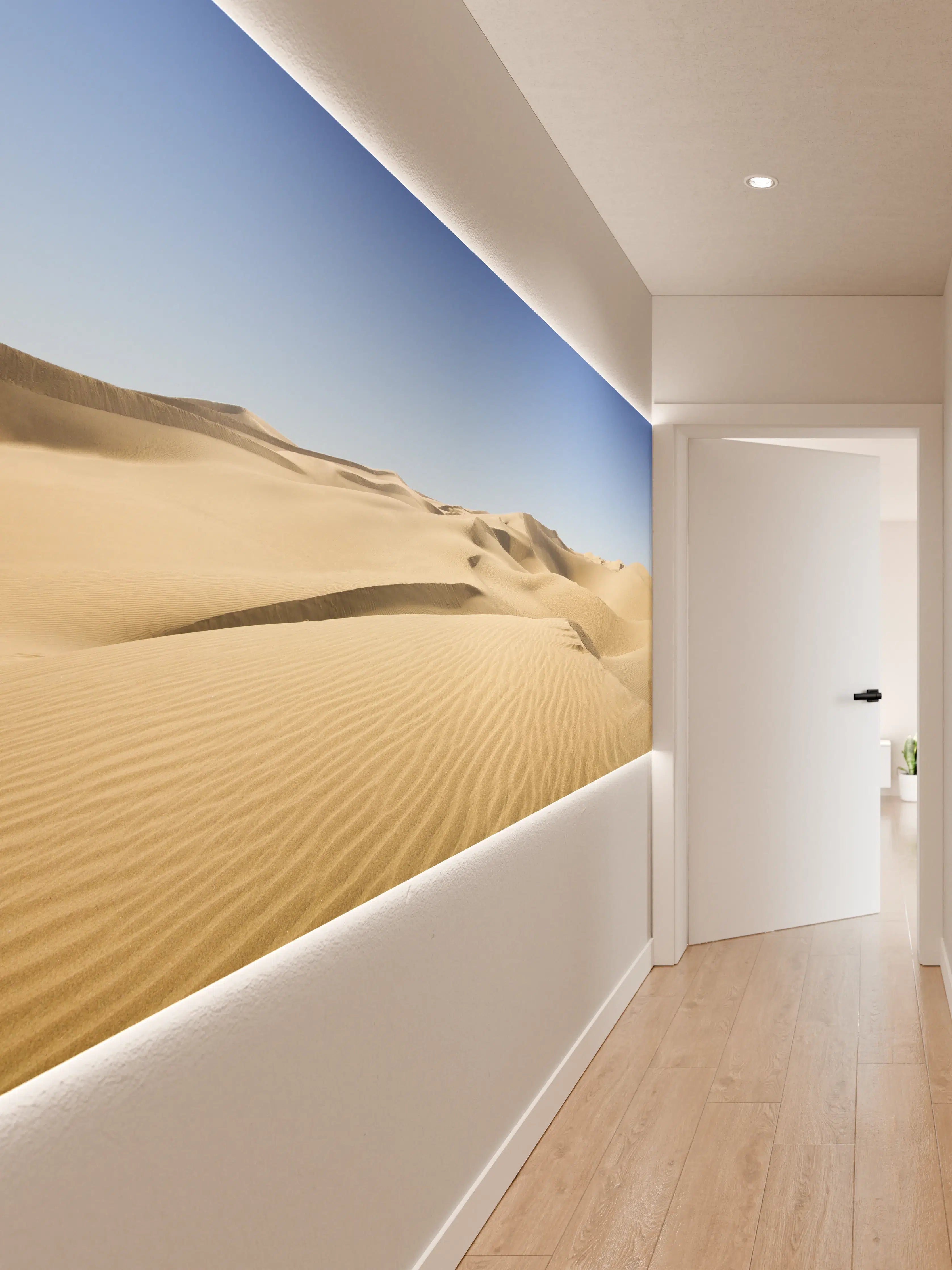 Wandverkleidung Flur - Gold desert