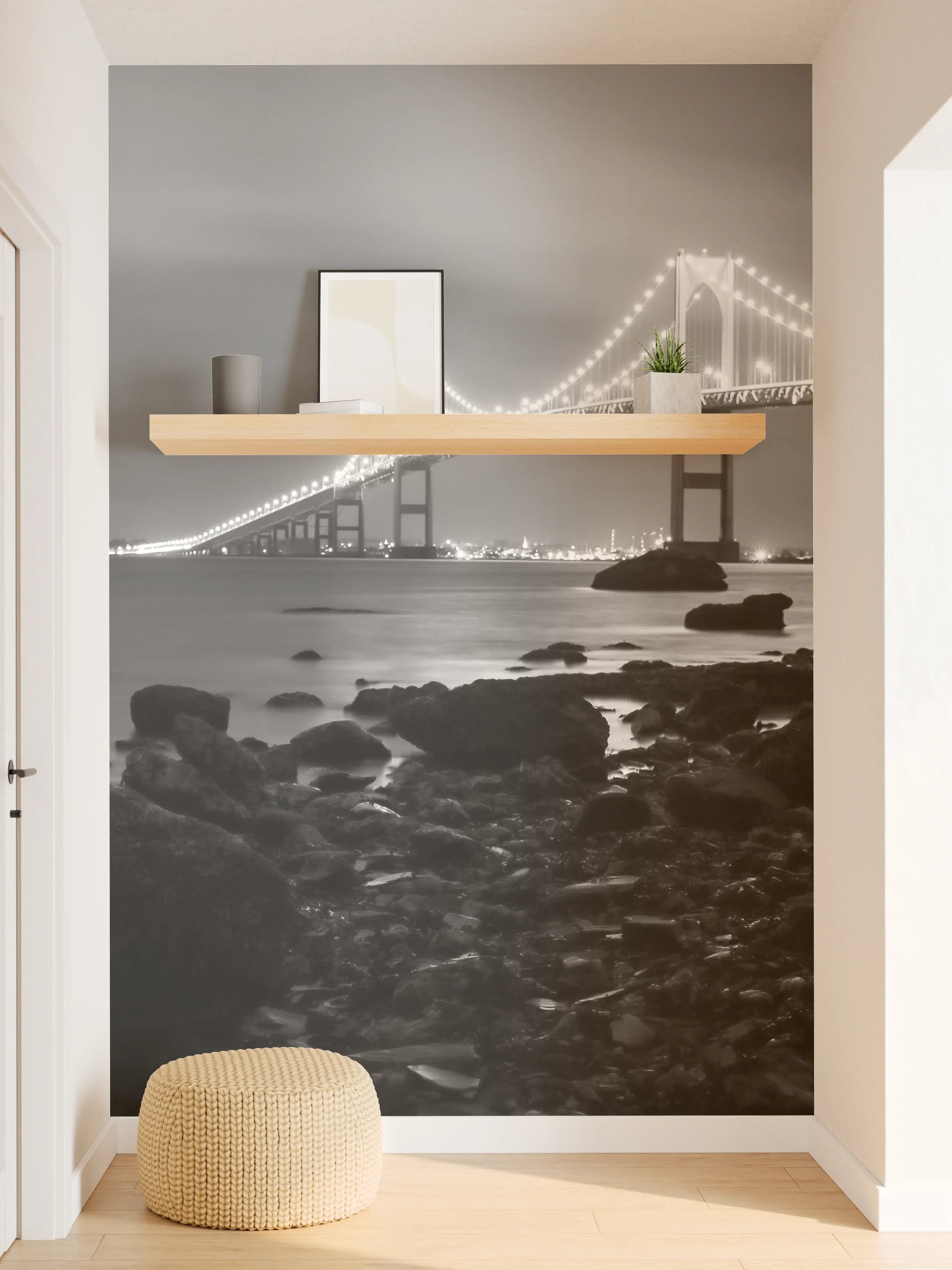 Wandverkleidung Flur - Golden Gate Brücke - San Francisco