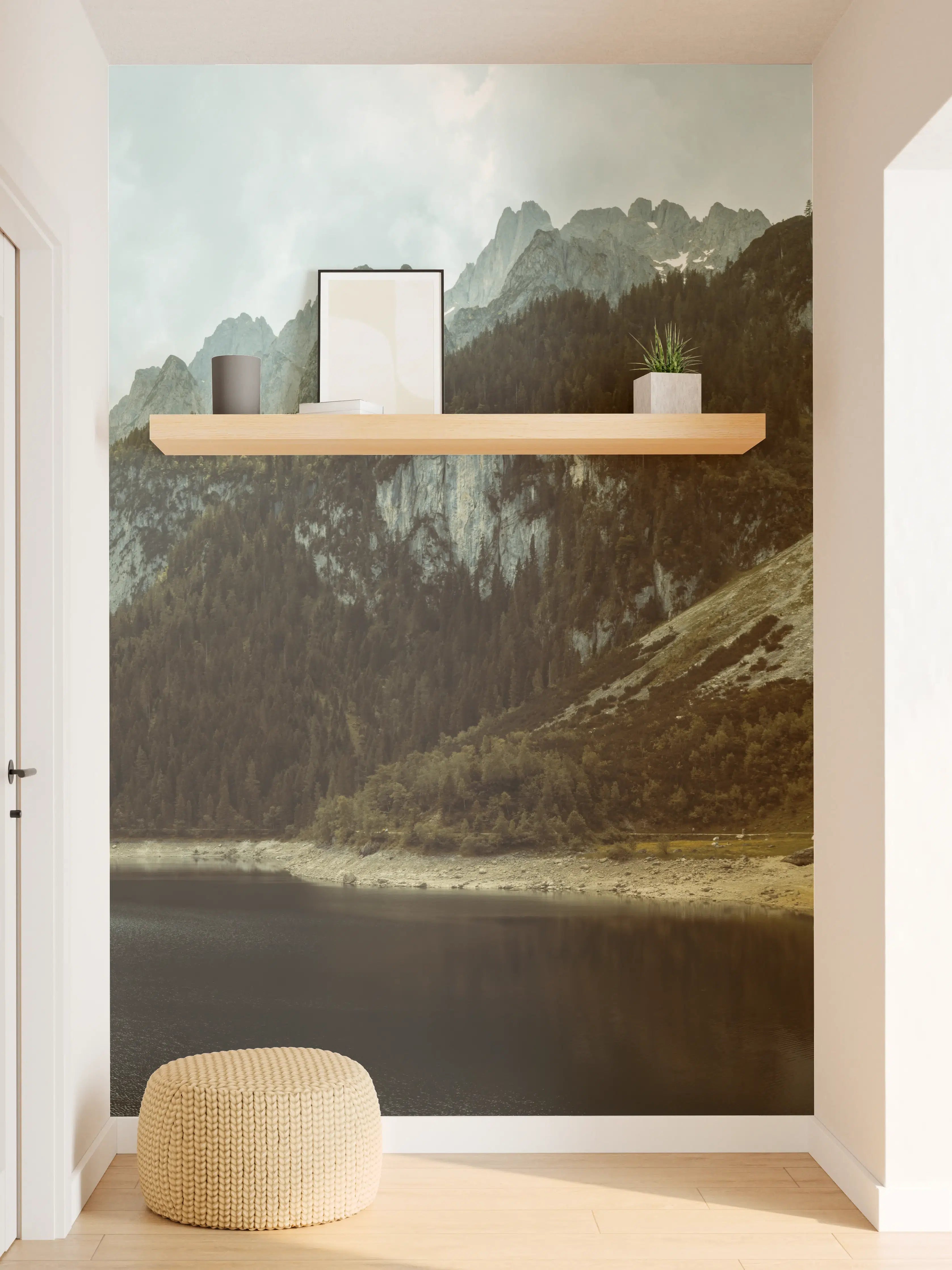 Wandverkleidung Flur - Gosausee Panorama