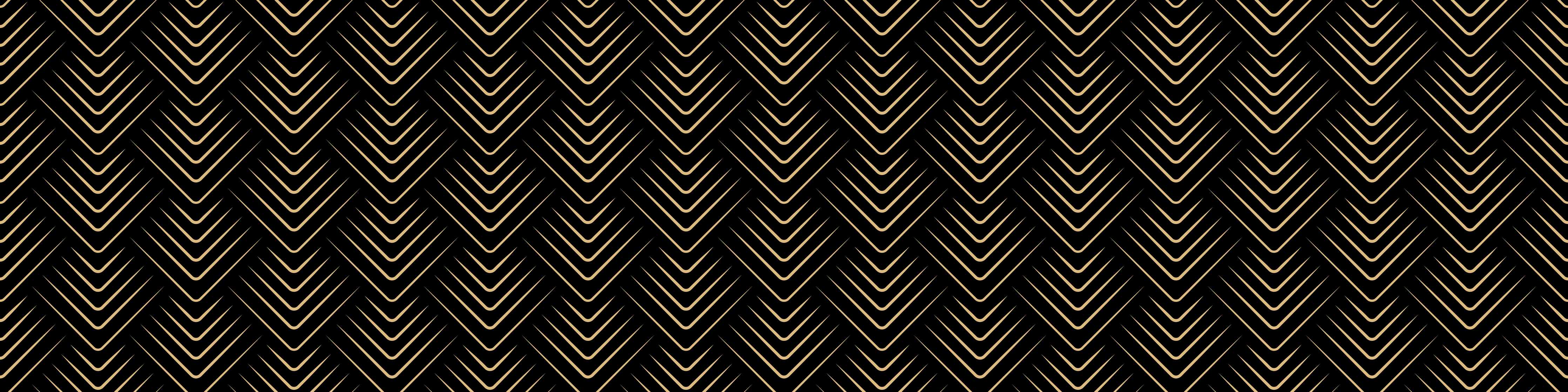 Wandverkleidung Flur-Grafisches Schwarz-Muster