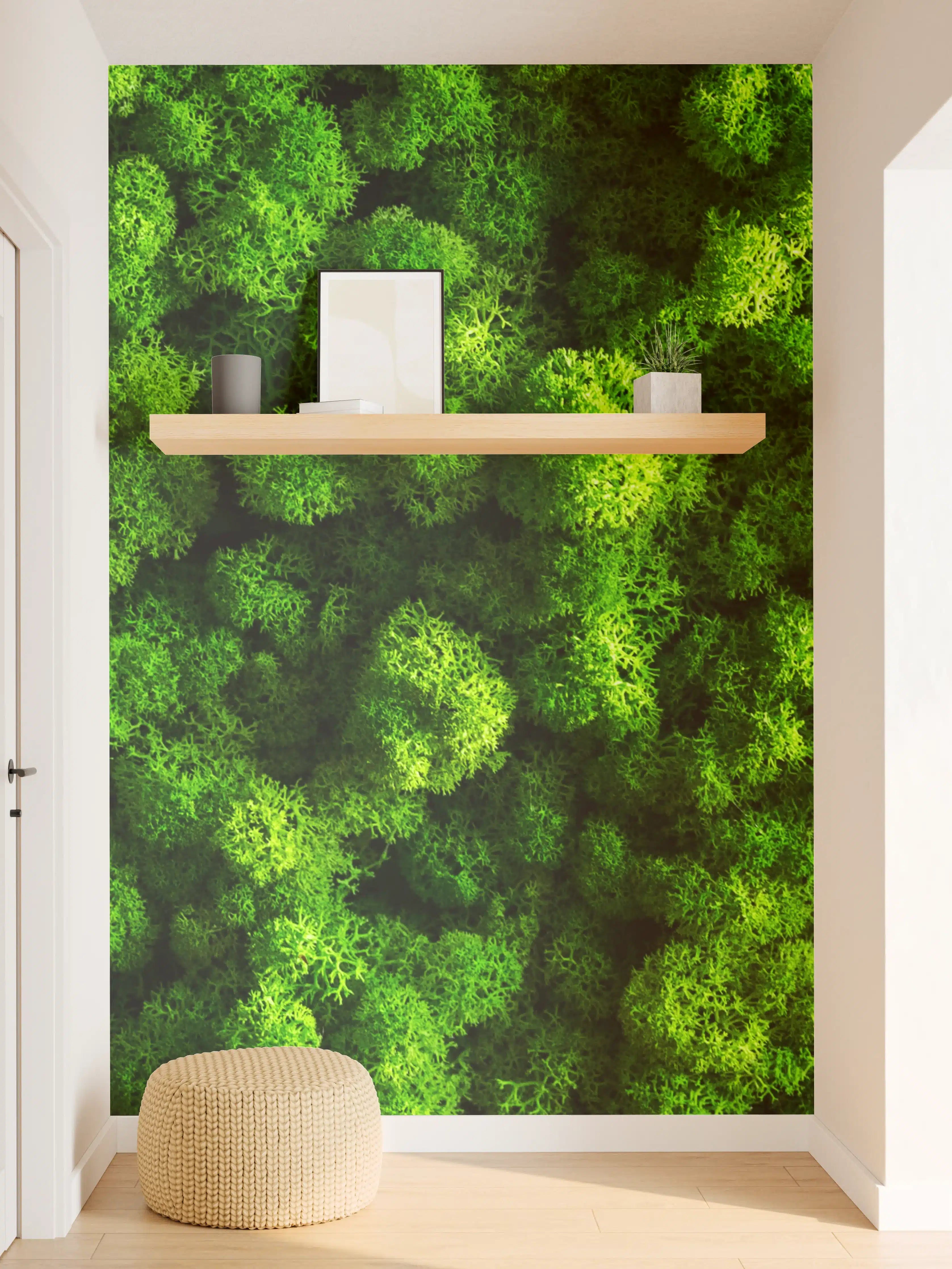 Wandverkleidung Flur - Grüner Wald, Naturidyll