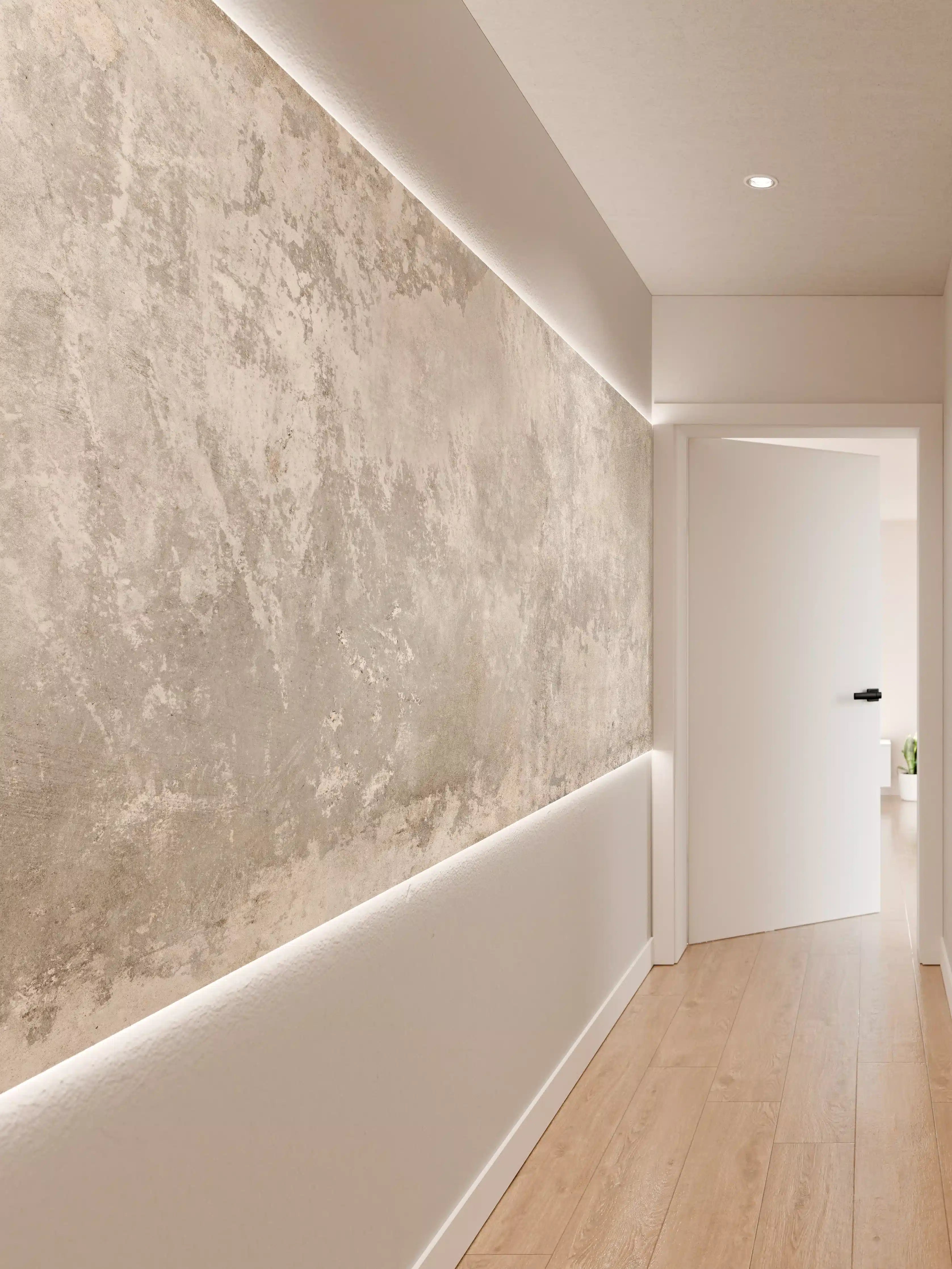 Wandverkleidung Flur - Grunge Zement Wandtextur