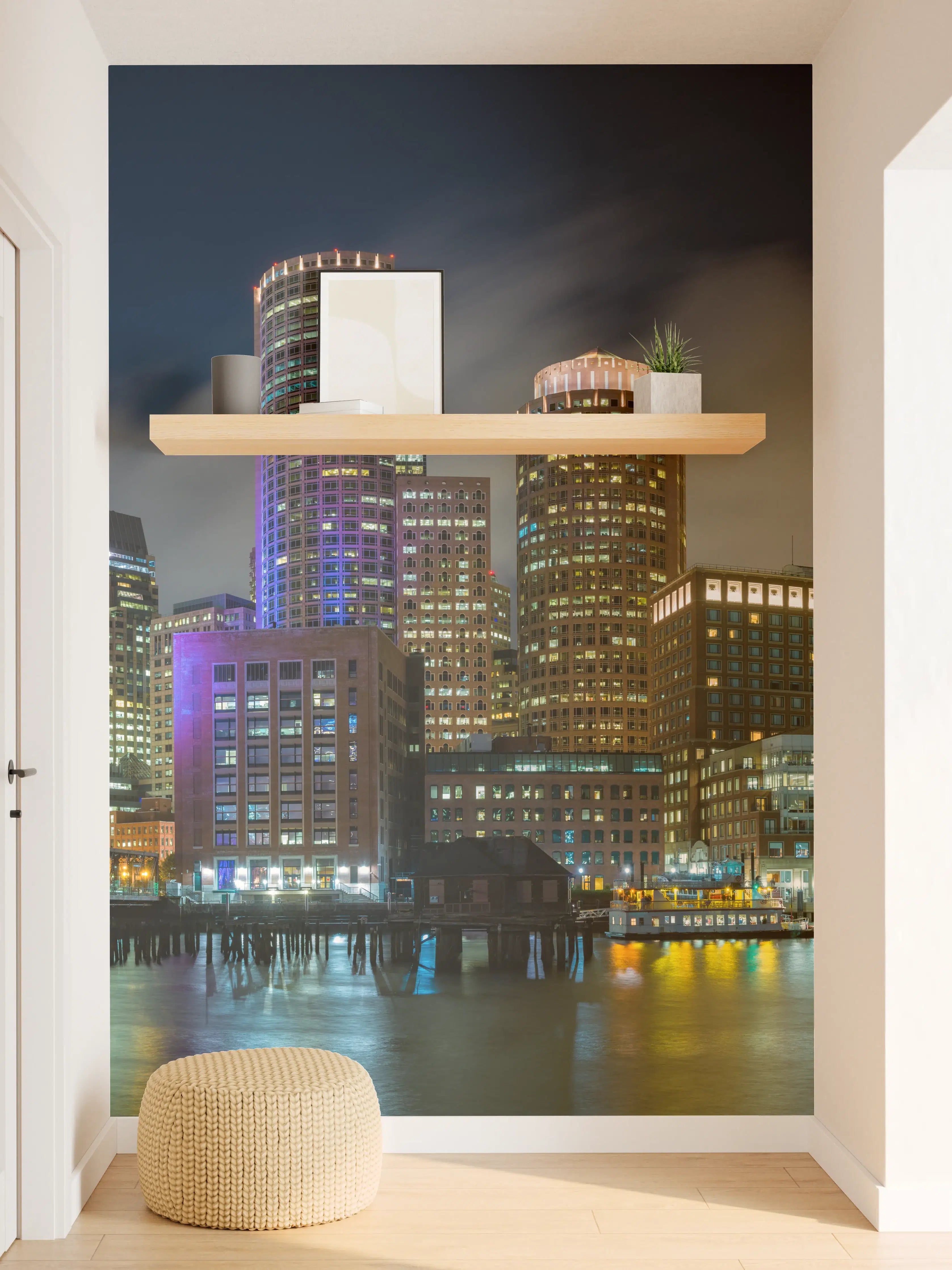 Wandverkleidung Flur - Hafen von Boston