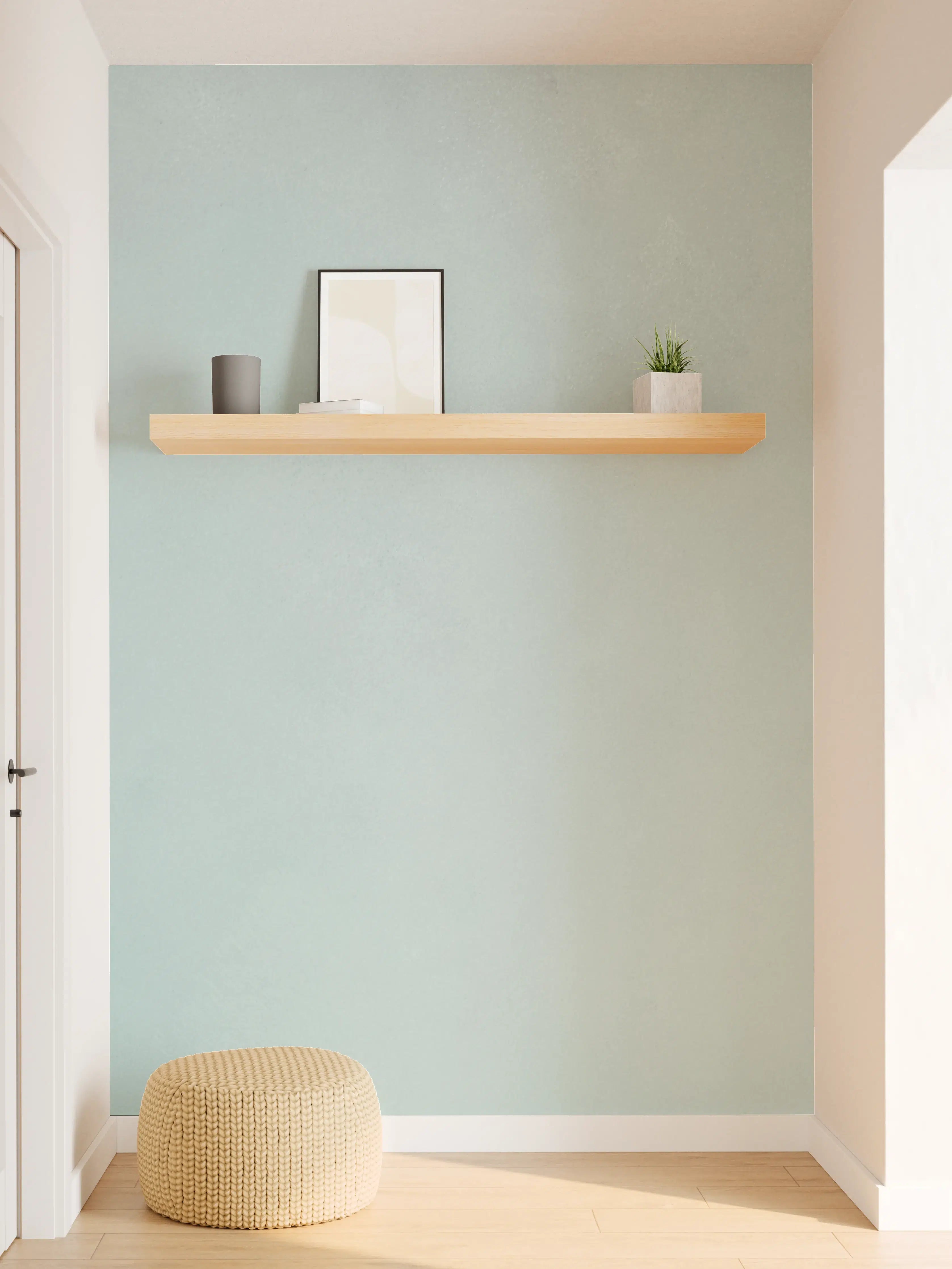 Wandverkleidung Flur - Helle, elegante Wandgestaltung in Grau