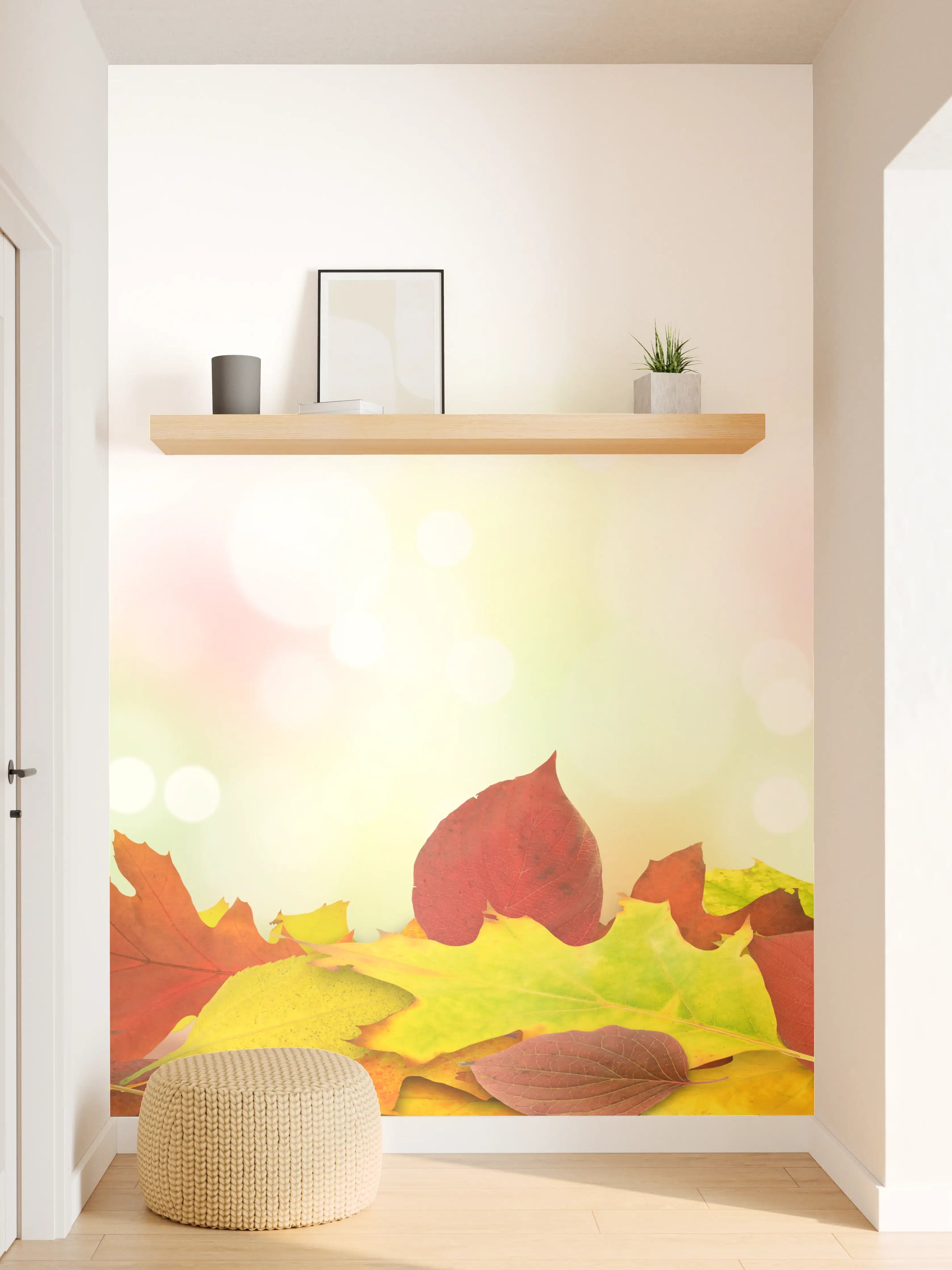 Wandverkleidung Flur - Herbst Fantasie