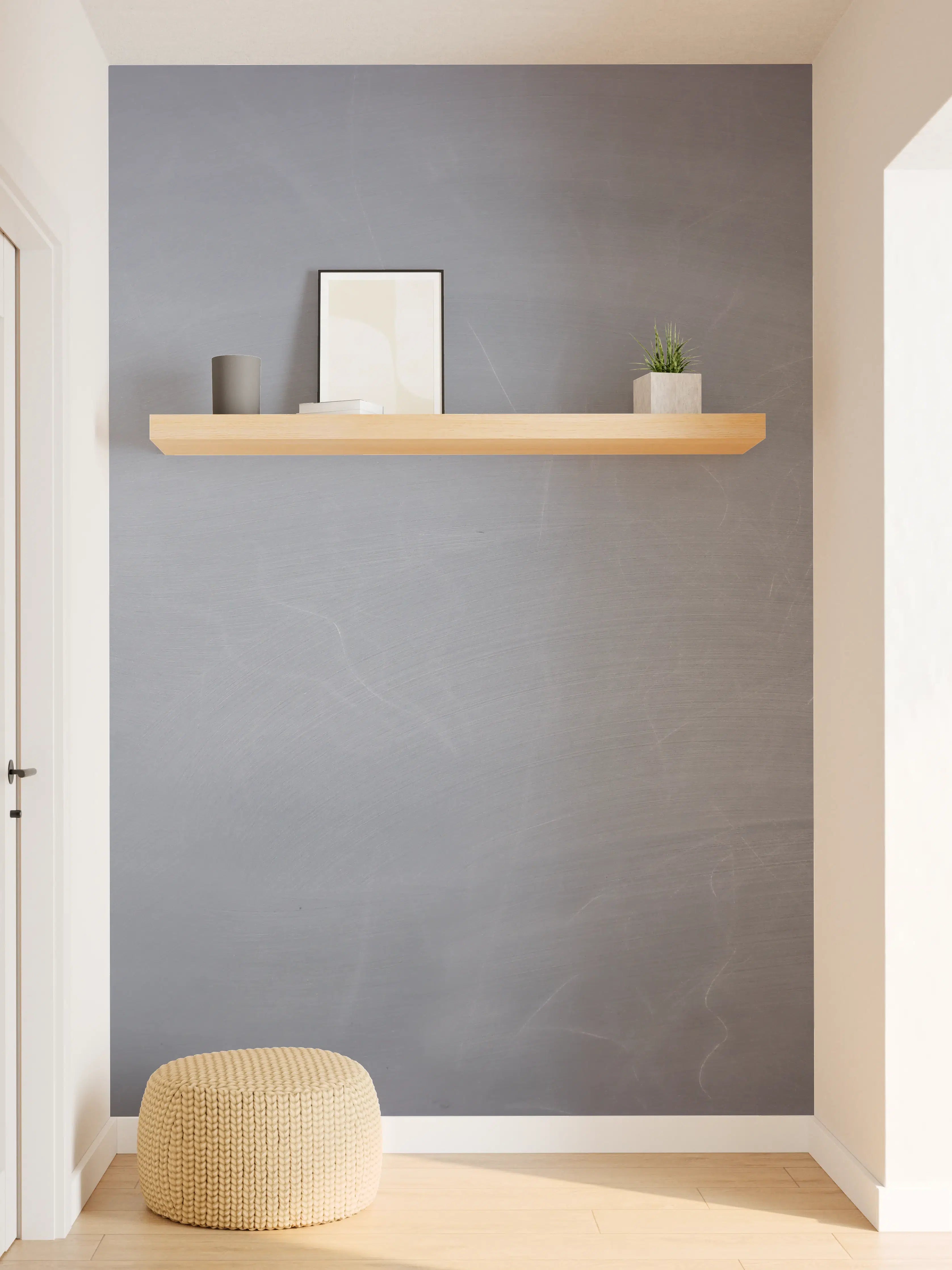 Wandverkleidung Flur - Herbstlicher Schulbus-Design