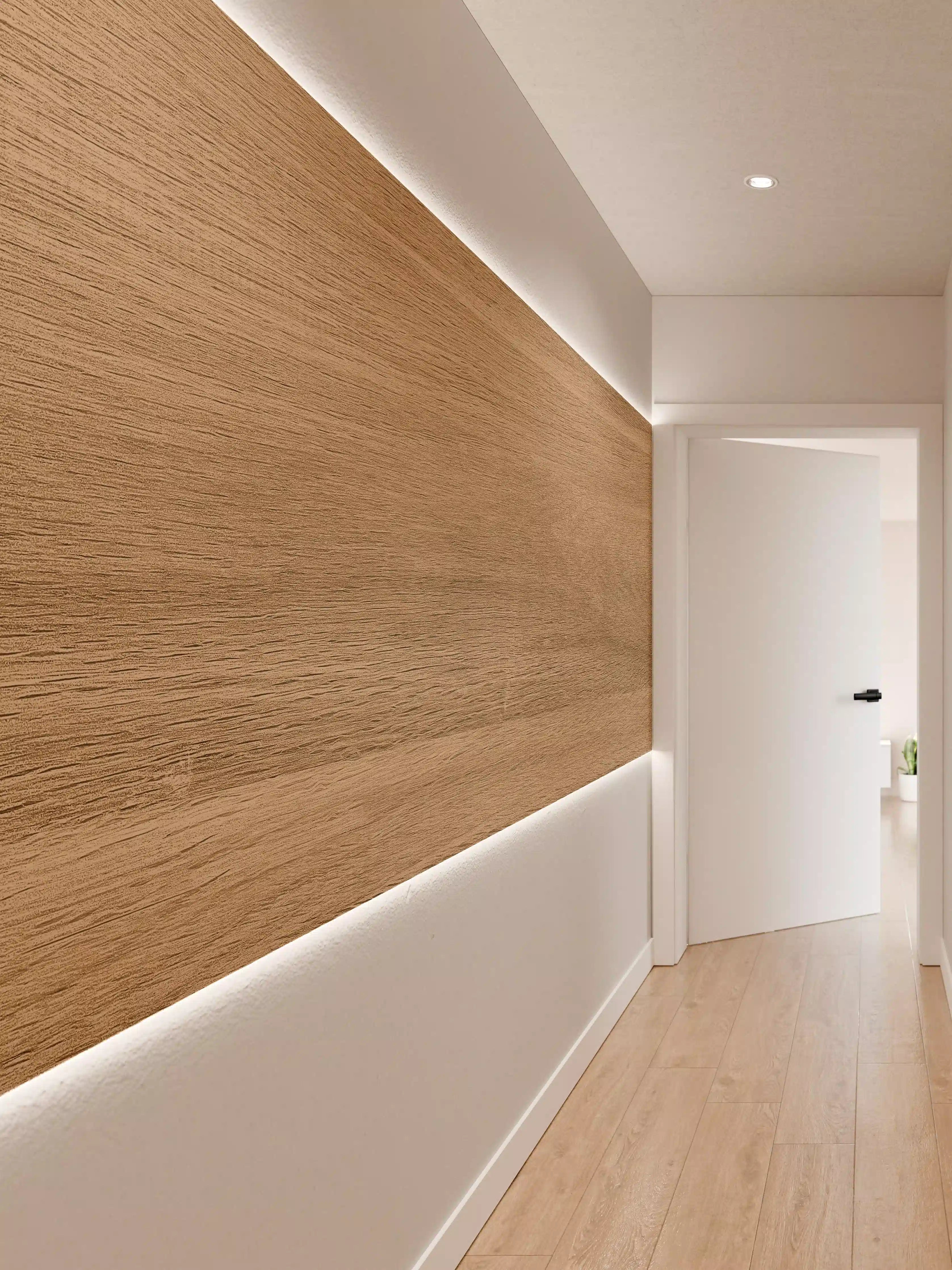 Wandverkleidung Flur - Holztextur und hölzerner Hintergrund 1