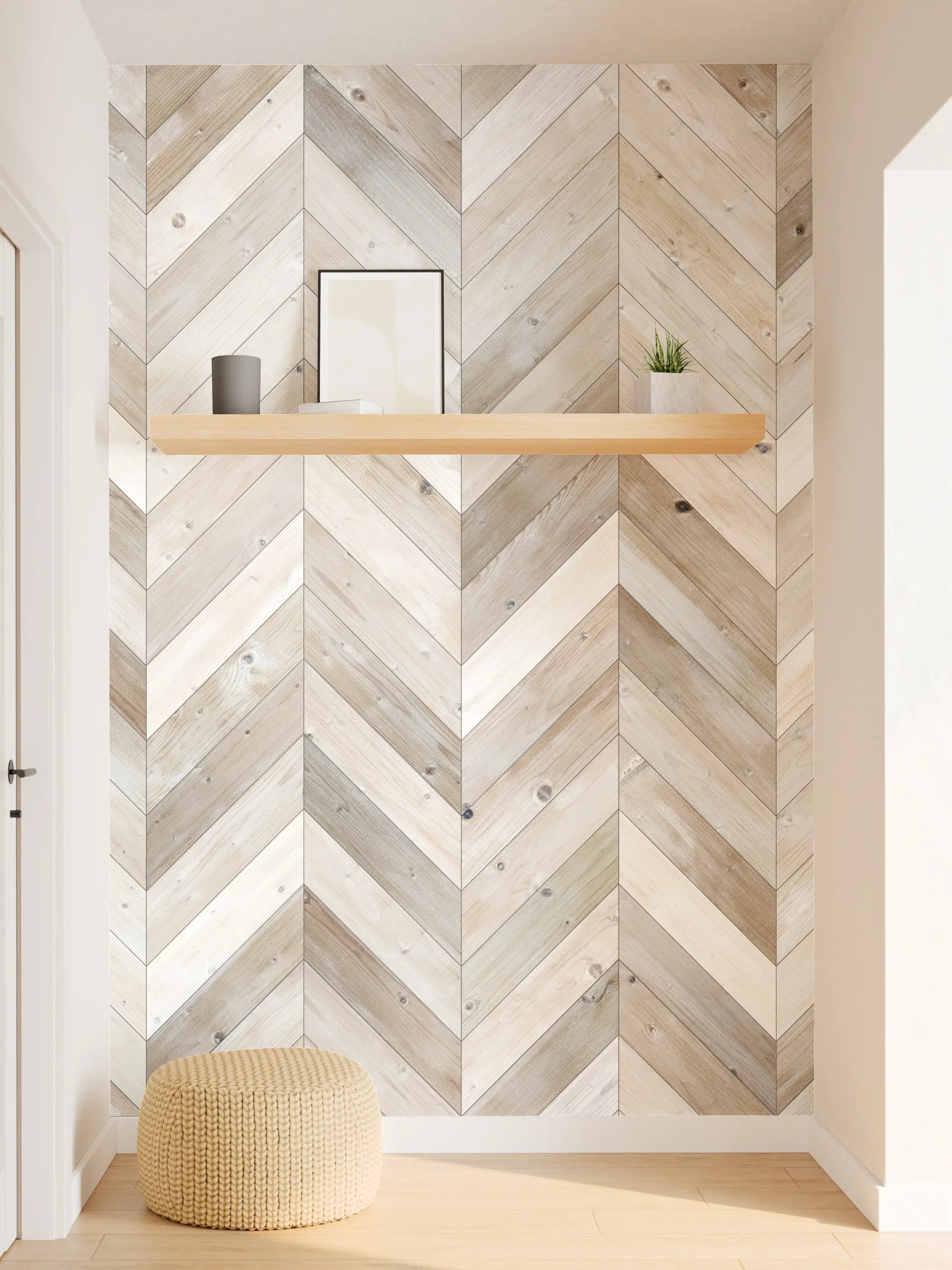 Wandverkleidung Flur - Holzverkleidung mit modernem Design