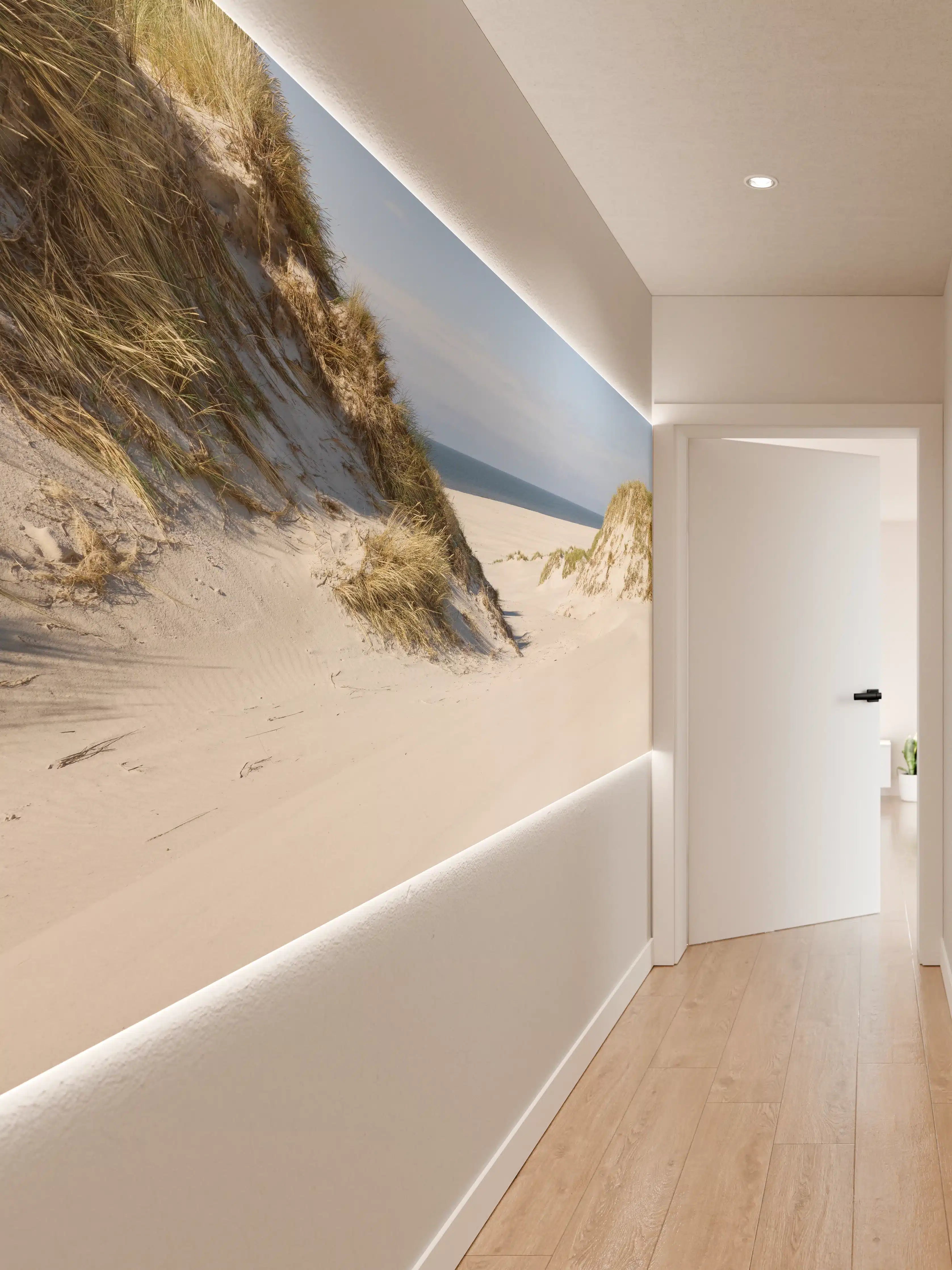 Wandverkleidung Flur - Idyllische Sanddüne am Meer