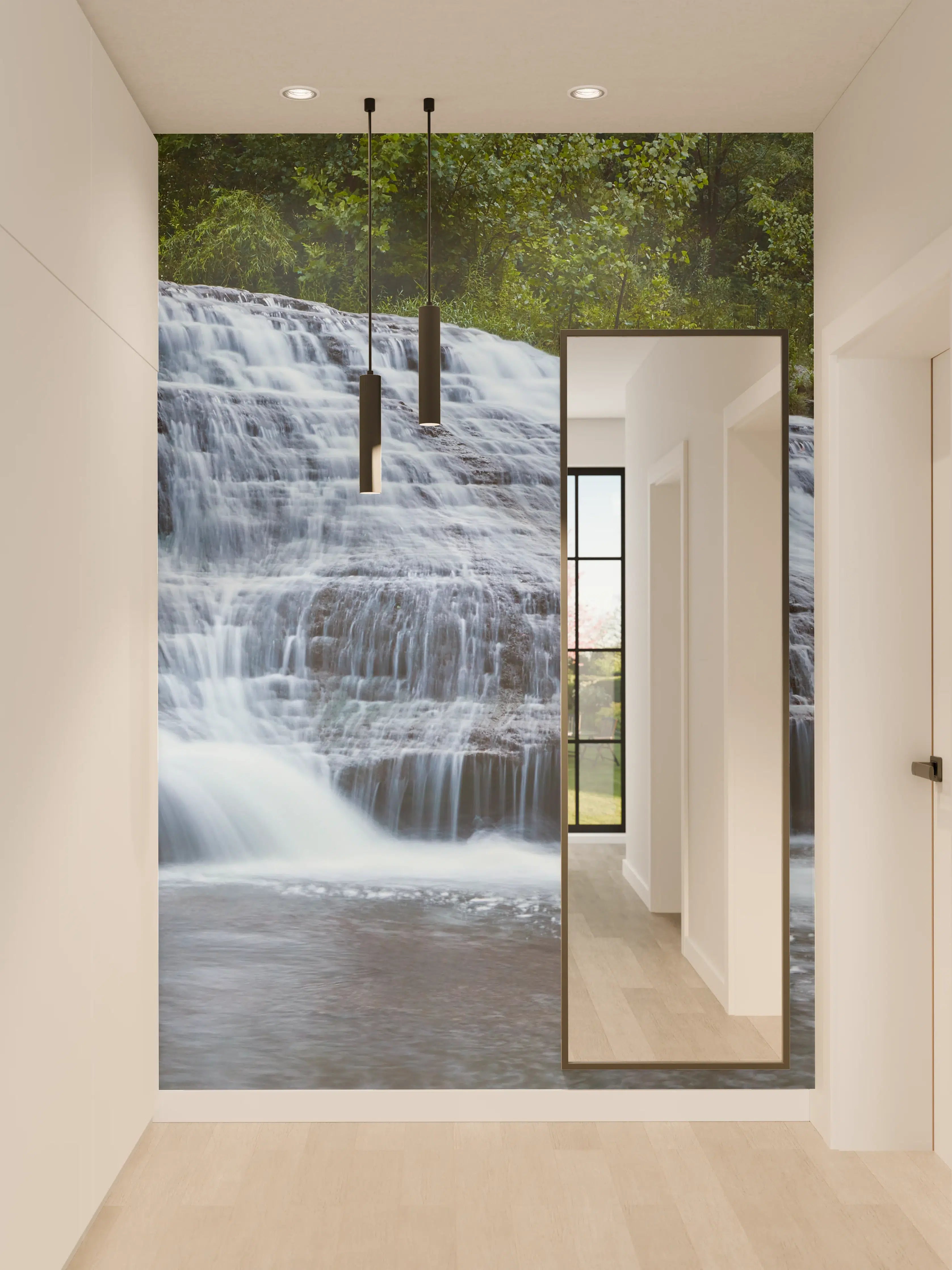Wandverkleidung Flur - Indiana Wasserfall