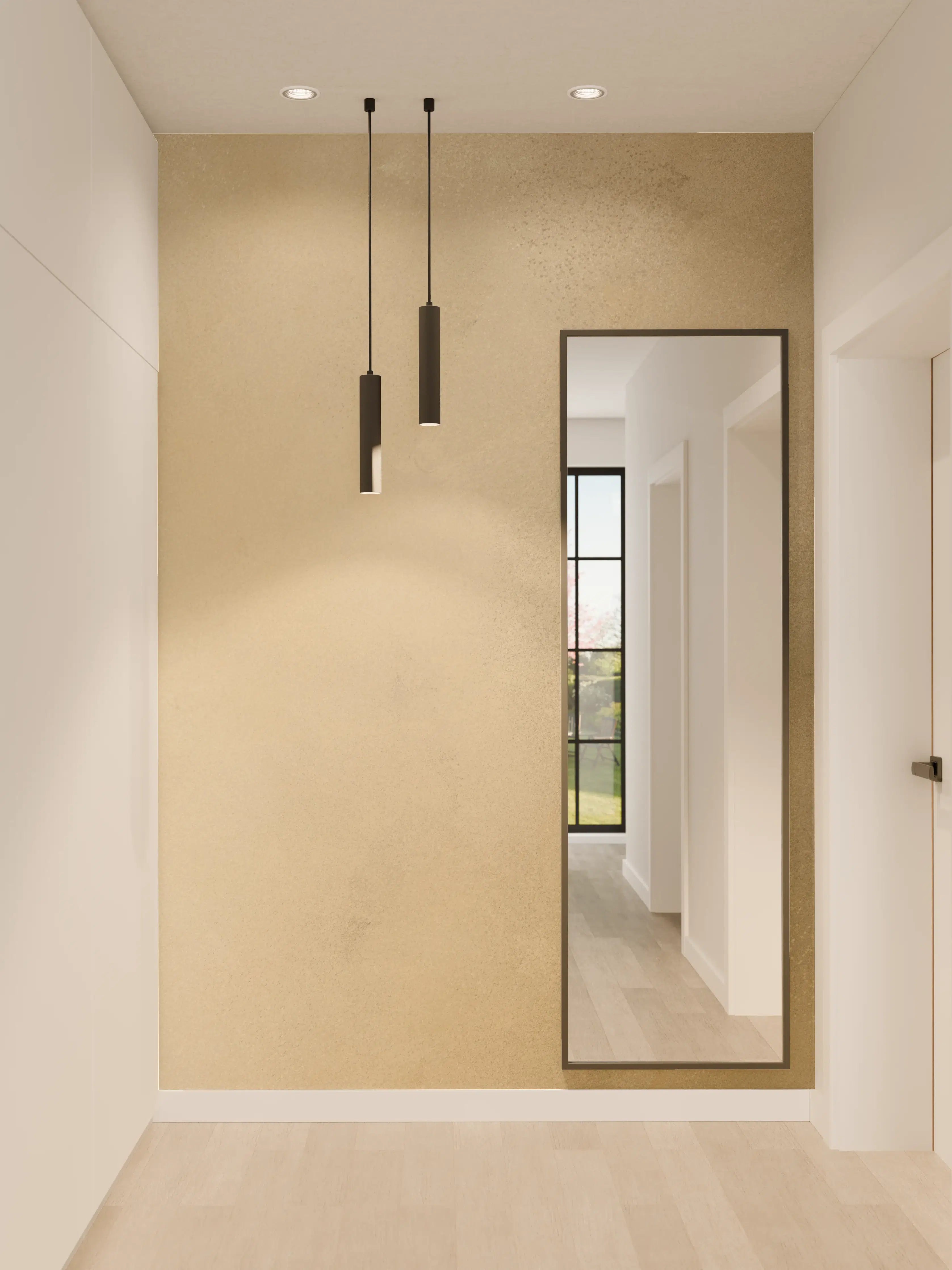 Wandverkleidung Flur - Individuelle Wandgestaltung in neutralen Tönen