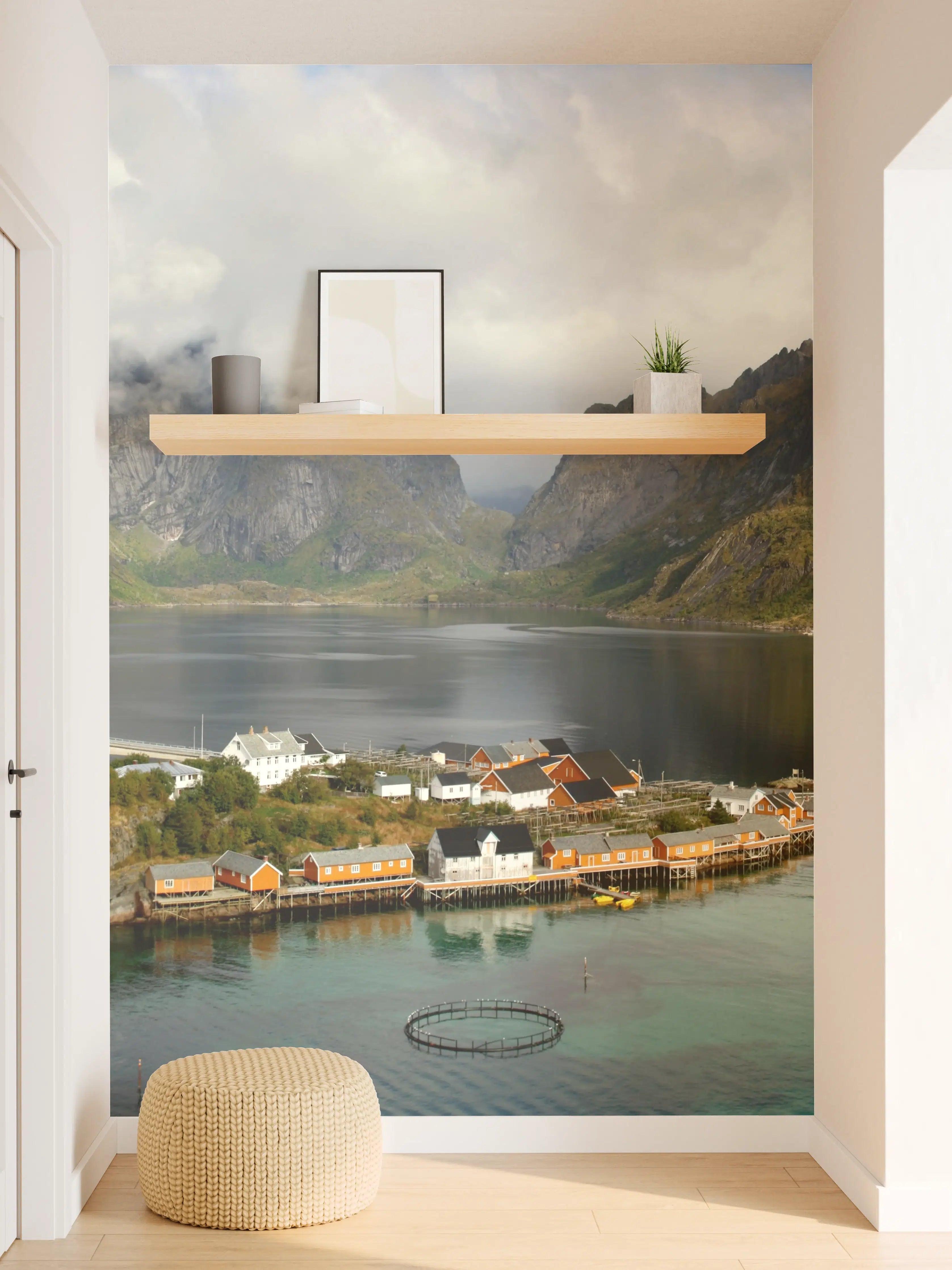 Wandverkleidung Flur - Inselwelt Lofoten 2007