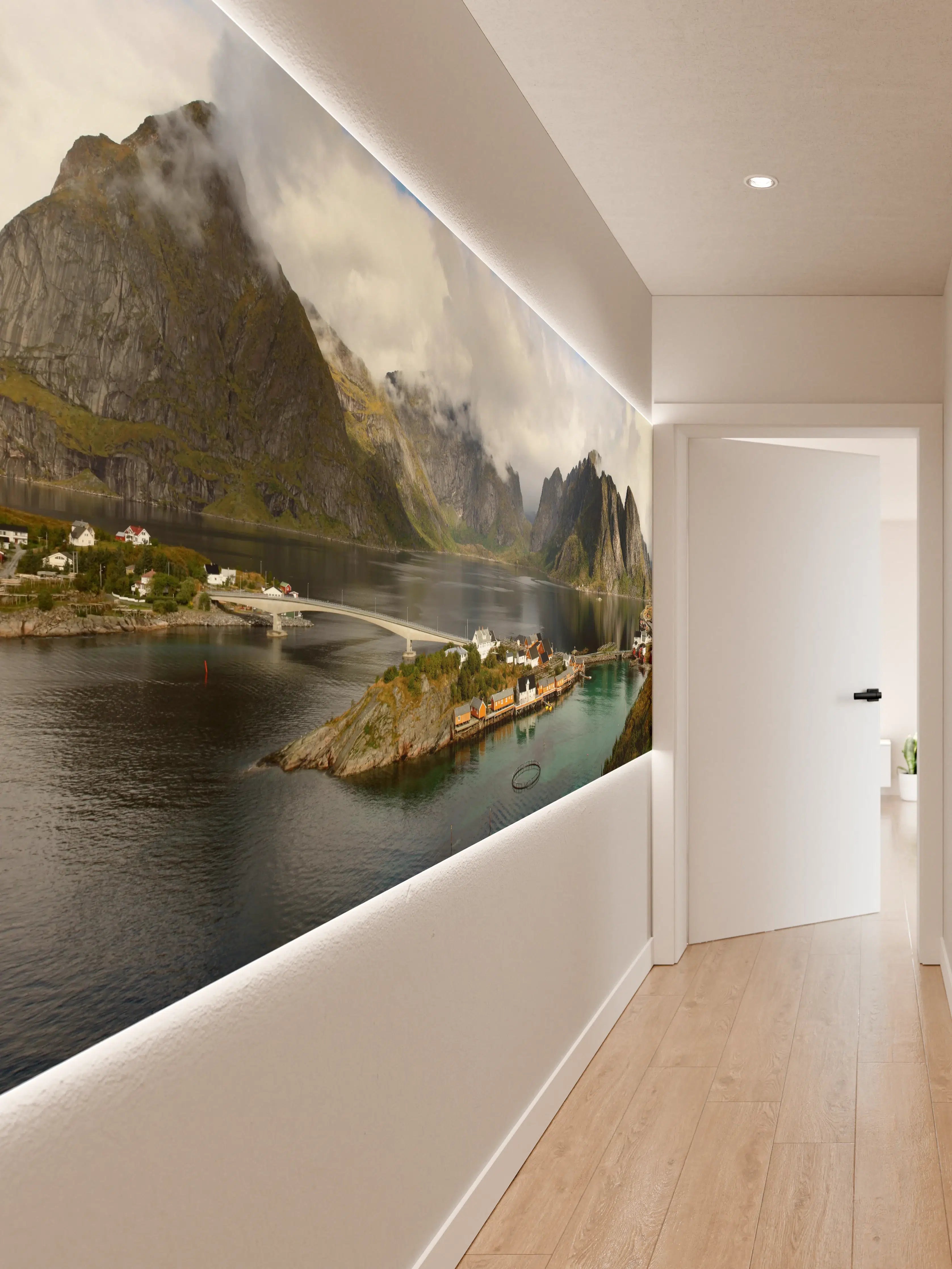 Wandverkleidung Flur - Inselwelt Lofoten 2007